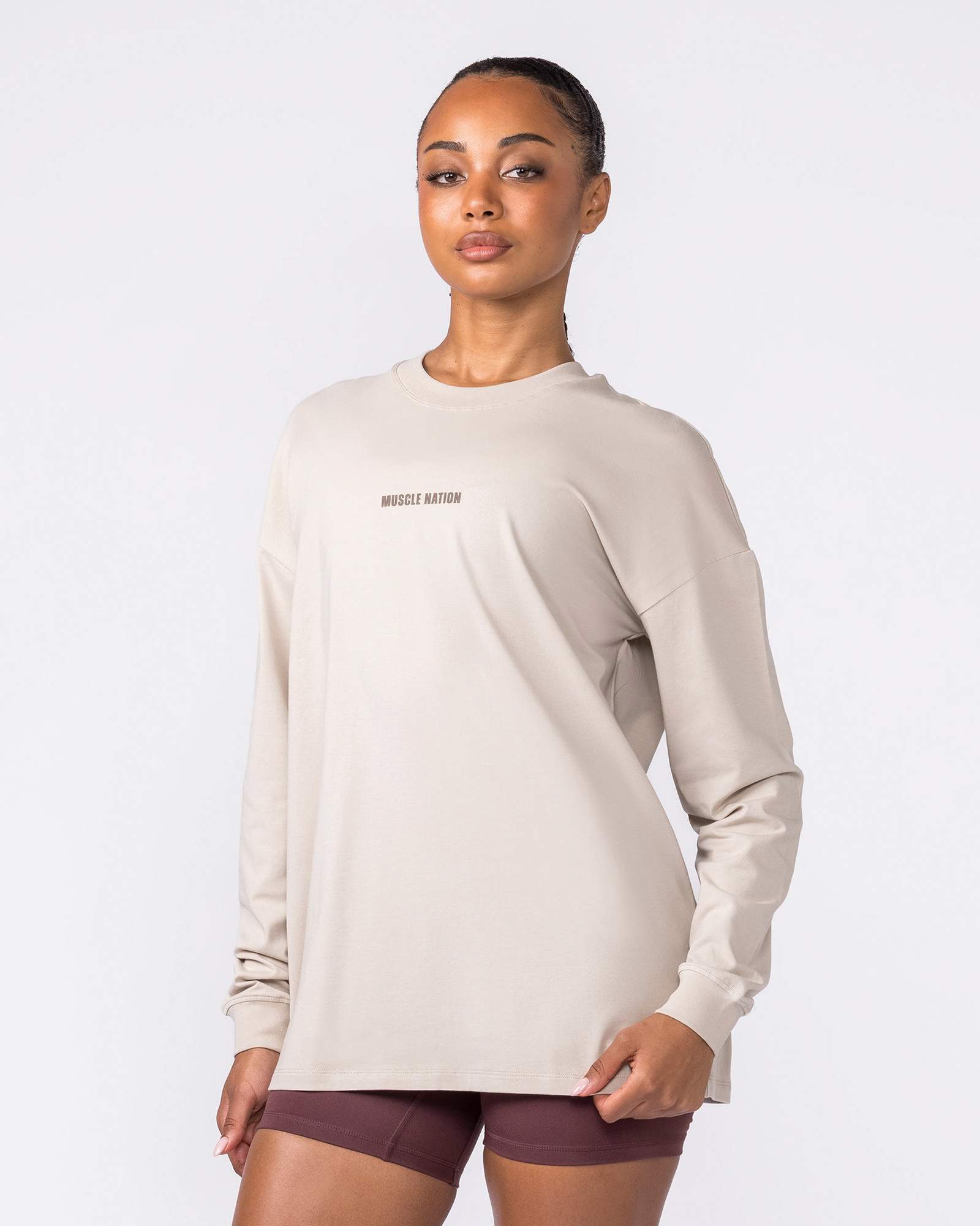 Classic Long Sleeve Top - Cream