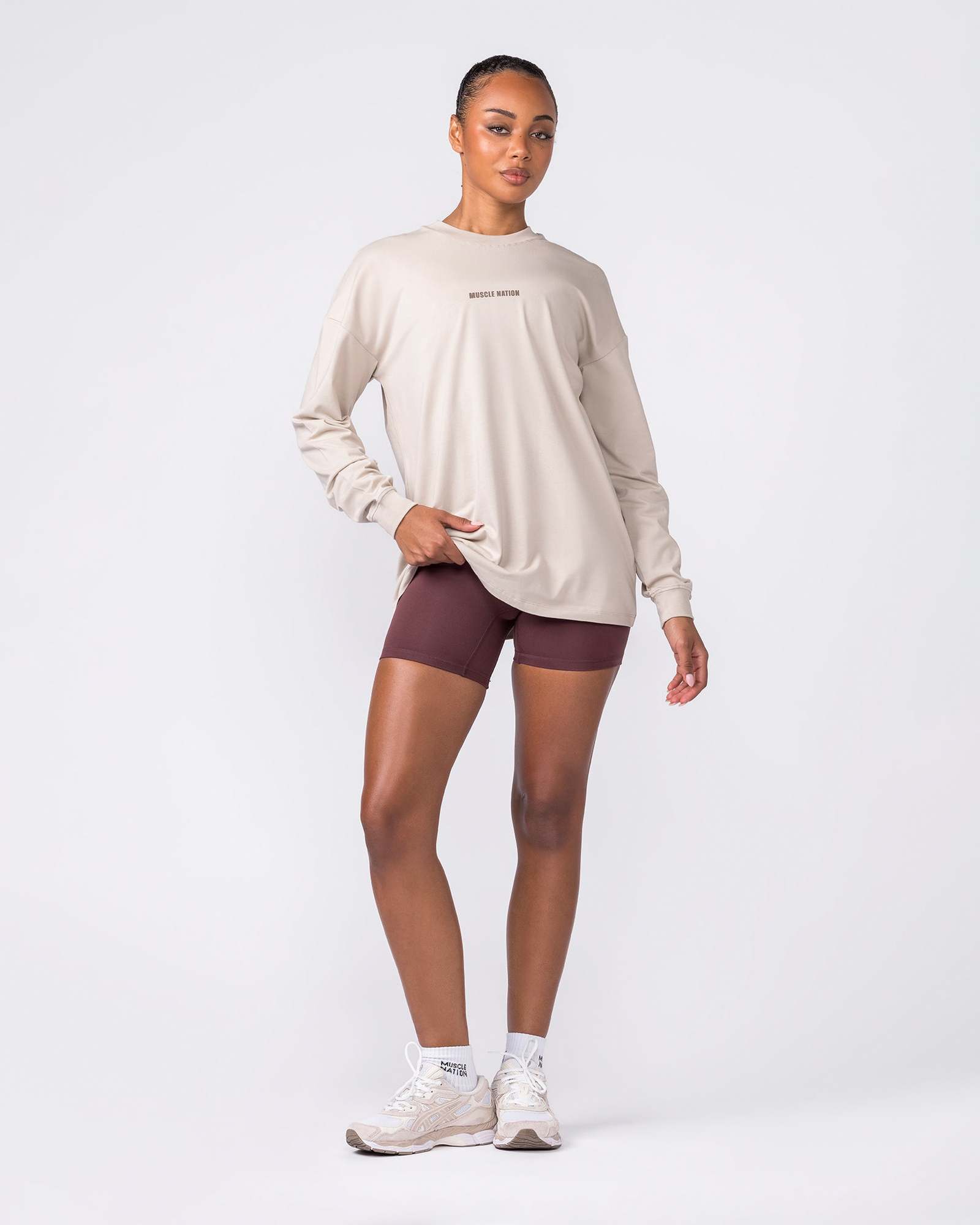 Classic Long Sleeve Top - Cream