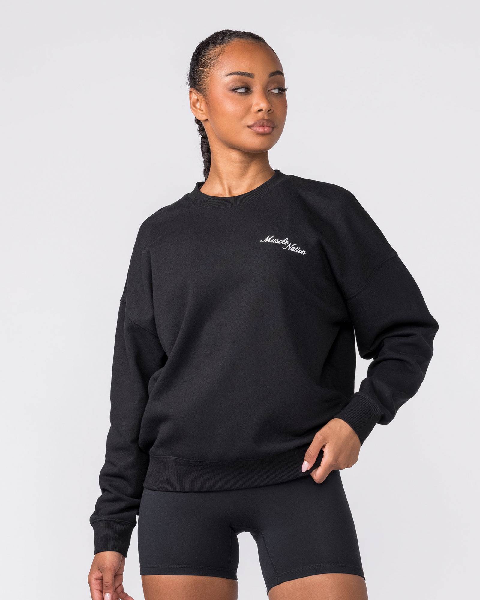 Collective Boxy Pullover - Black
