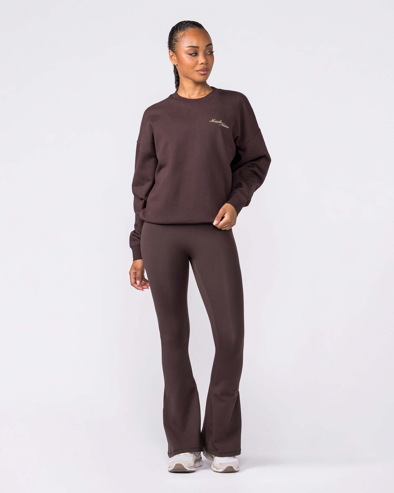 Collective Boxy Pullover - Cocoa