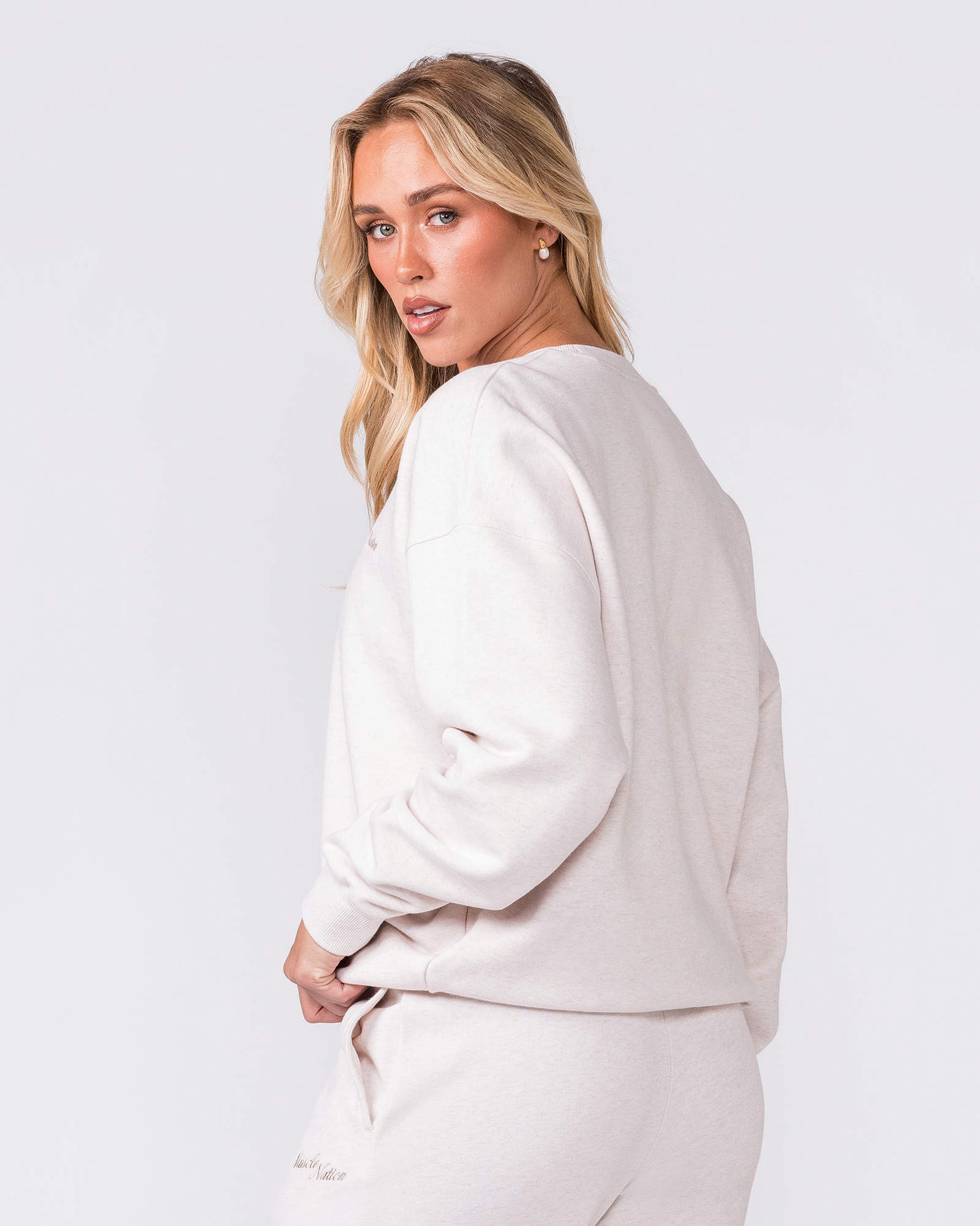 Collective Boxy Pullover - Dew Marl