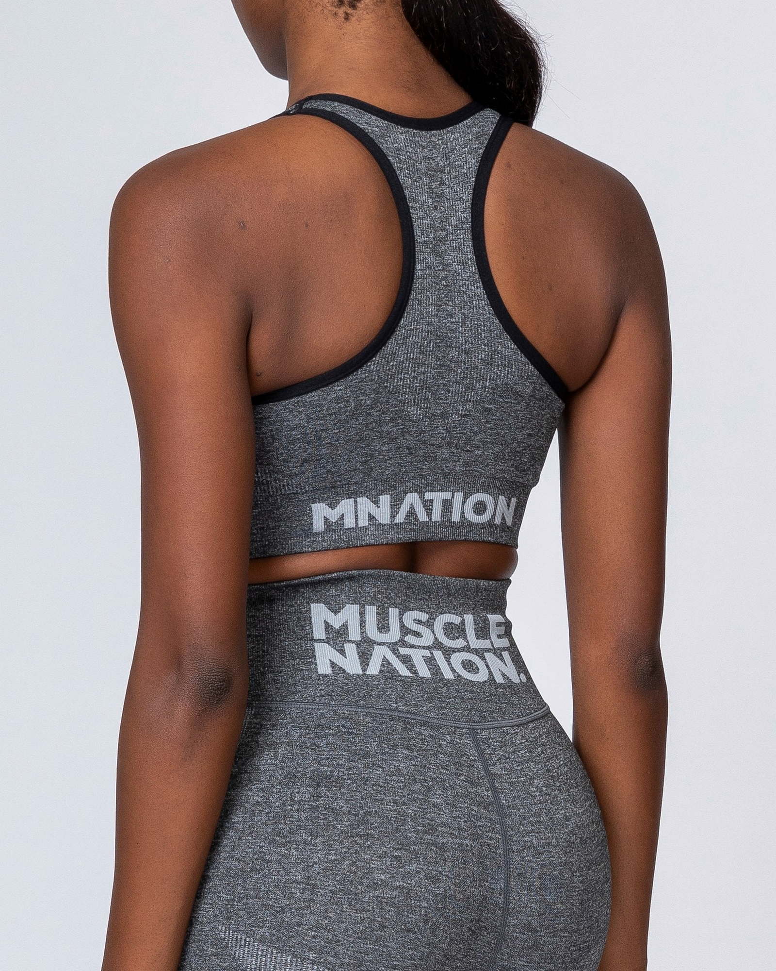 Comfort Seamless Bra - Charcoal Marl