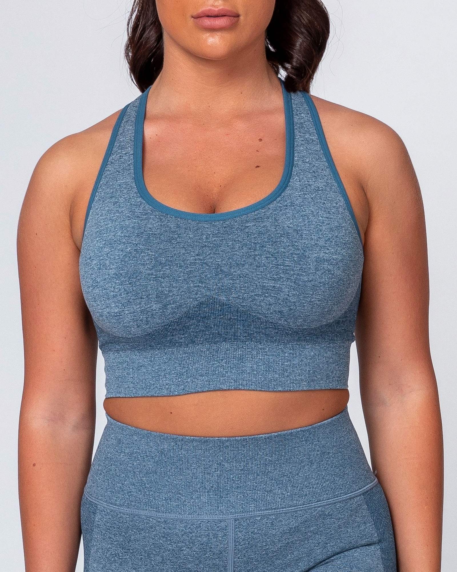 Comfort Seamless Bra - Navy Marl