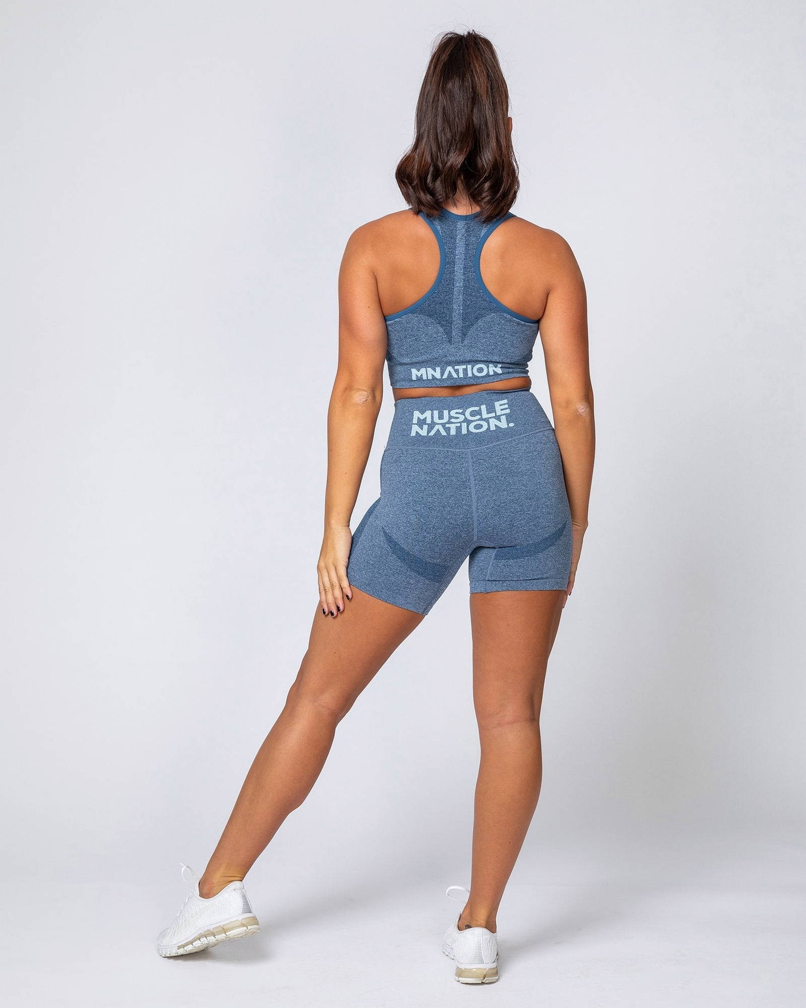 Comfort Seamless Bra - Navy Marl