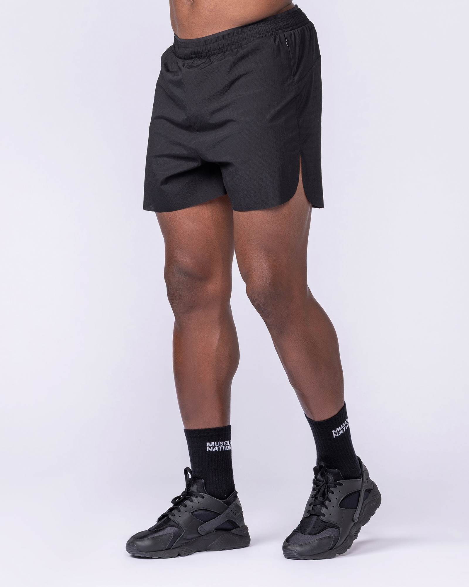 Compete 3" Run Shorts - Black