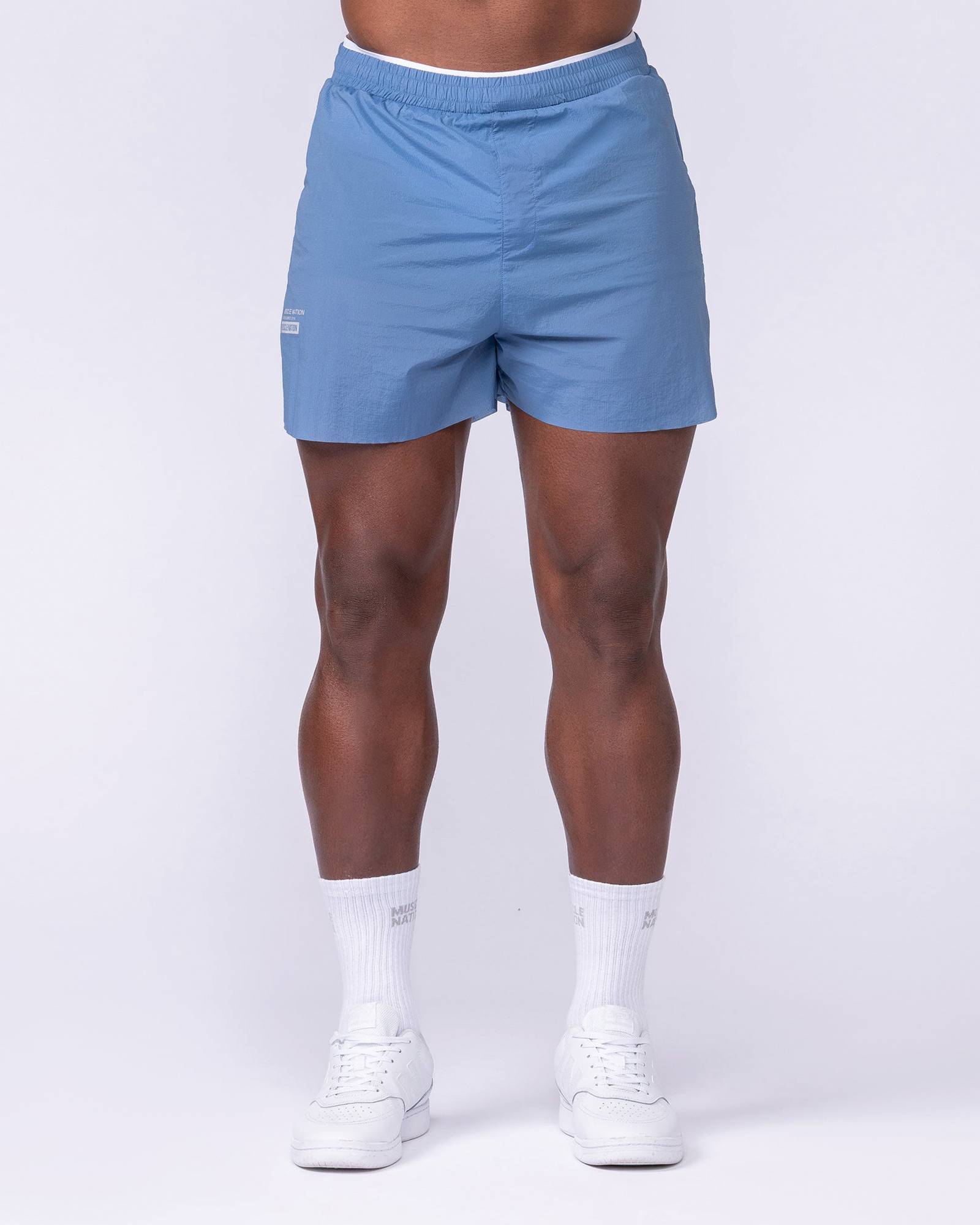 Compete 3" Run Shorts - Pacific