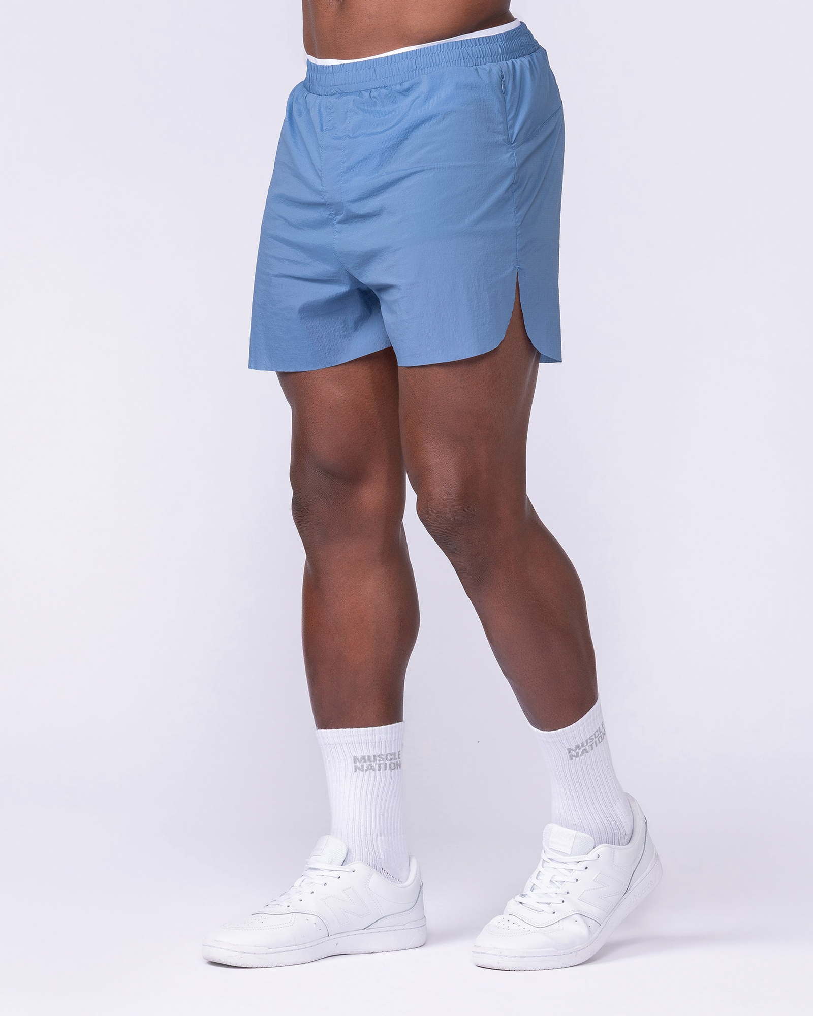 Compete 3" Run Shorts - Pacific