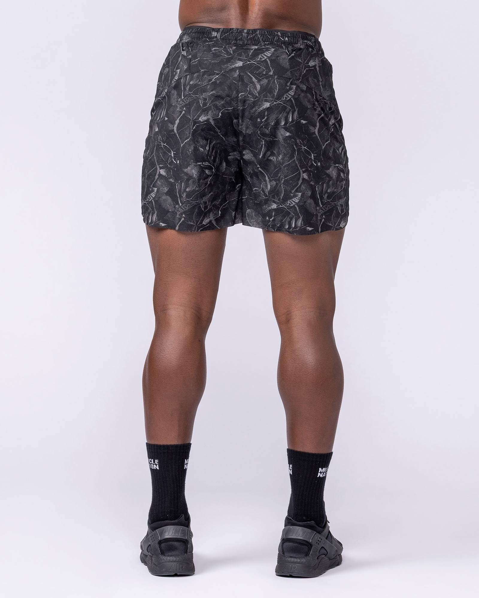 Compete 3" Run Shorts - Tree Camo Monochrome