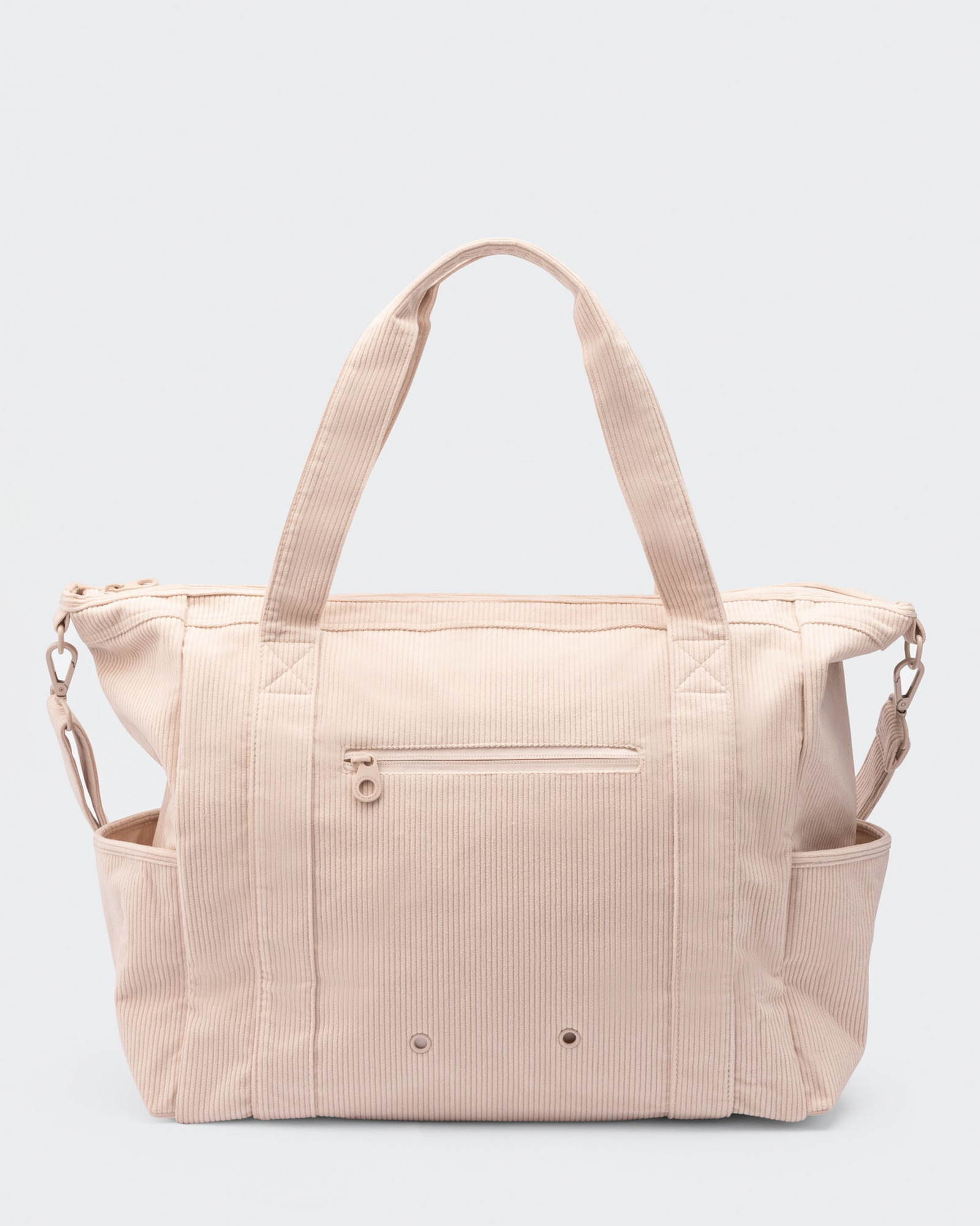Muscle Nation Corduroy Tote Bag - Soft Beige