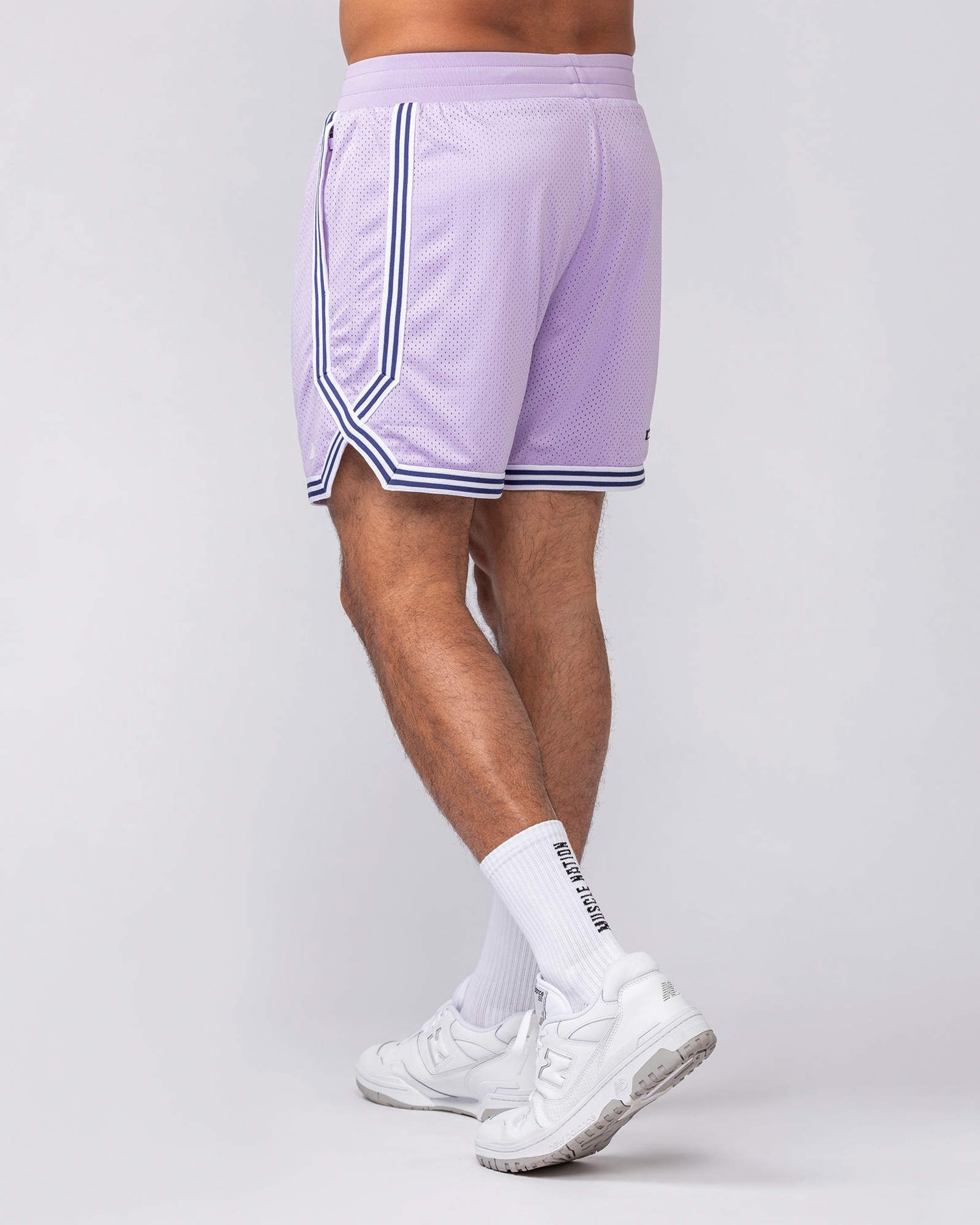 Courtside Basketball 5" Shorts - Lavender