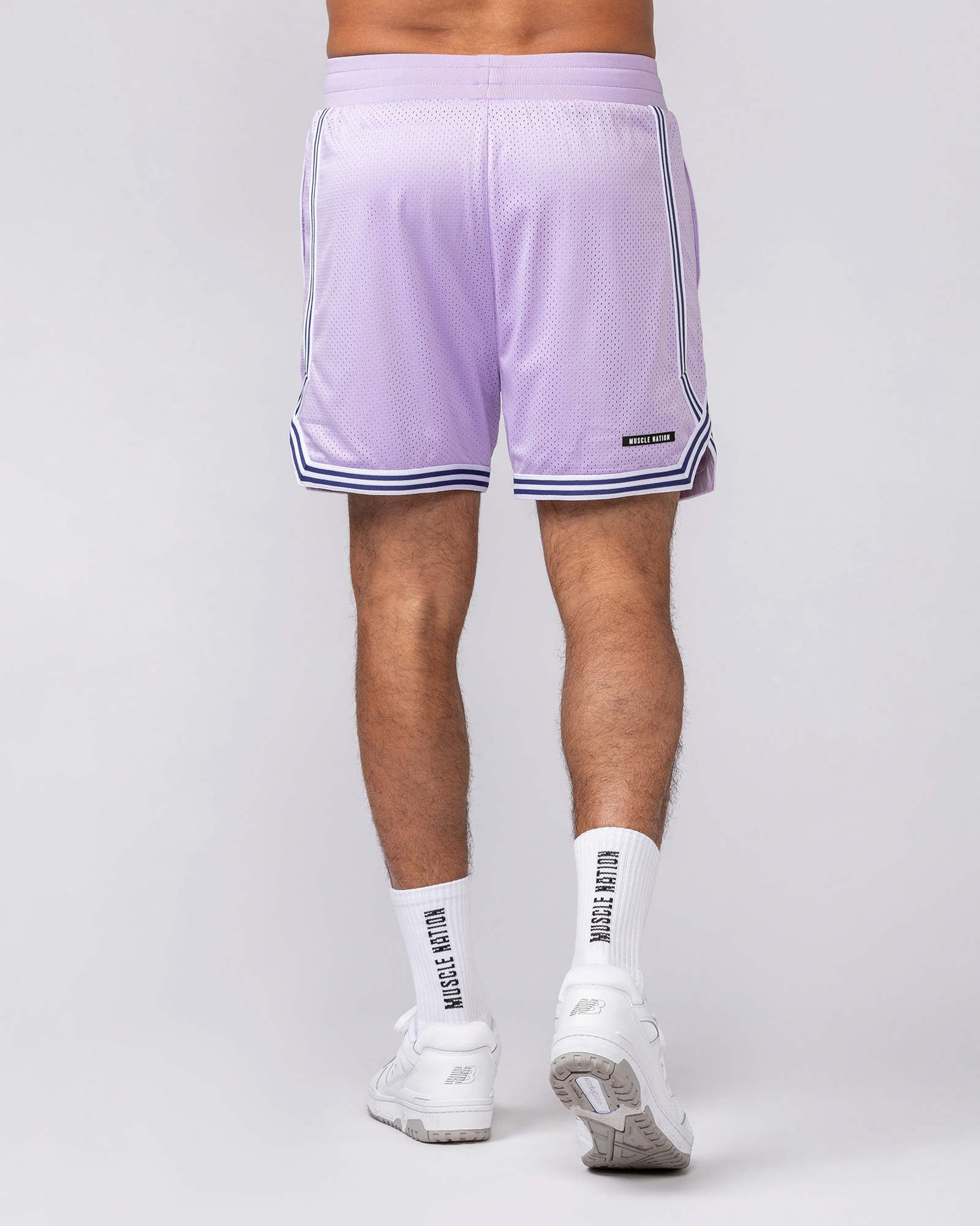 Courtside Basketball 5" Shorts - Lavender
