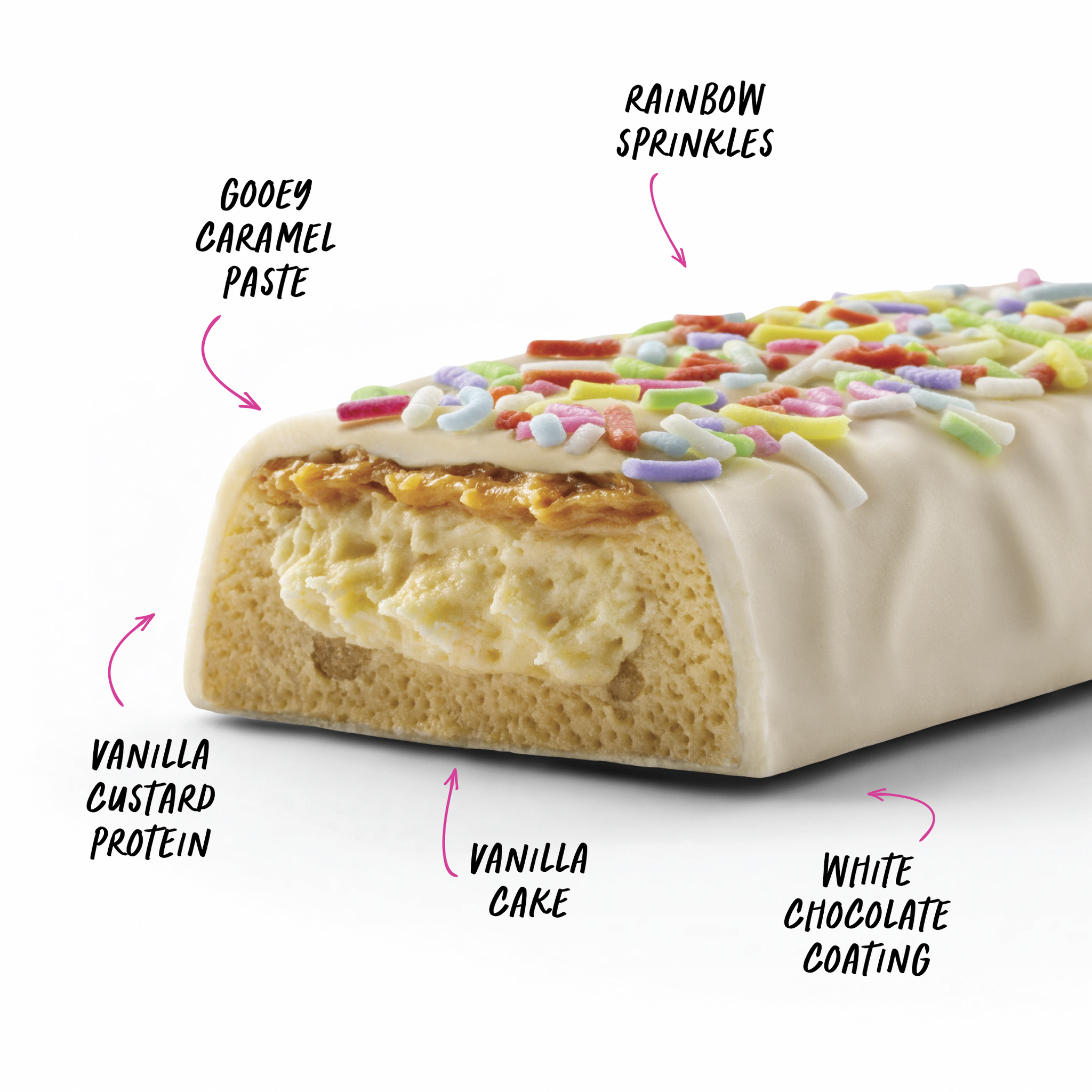 CUSTARD Protein Bar - Birthday Cake - Box of 12