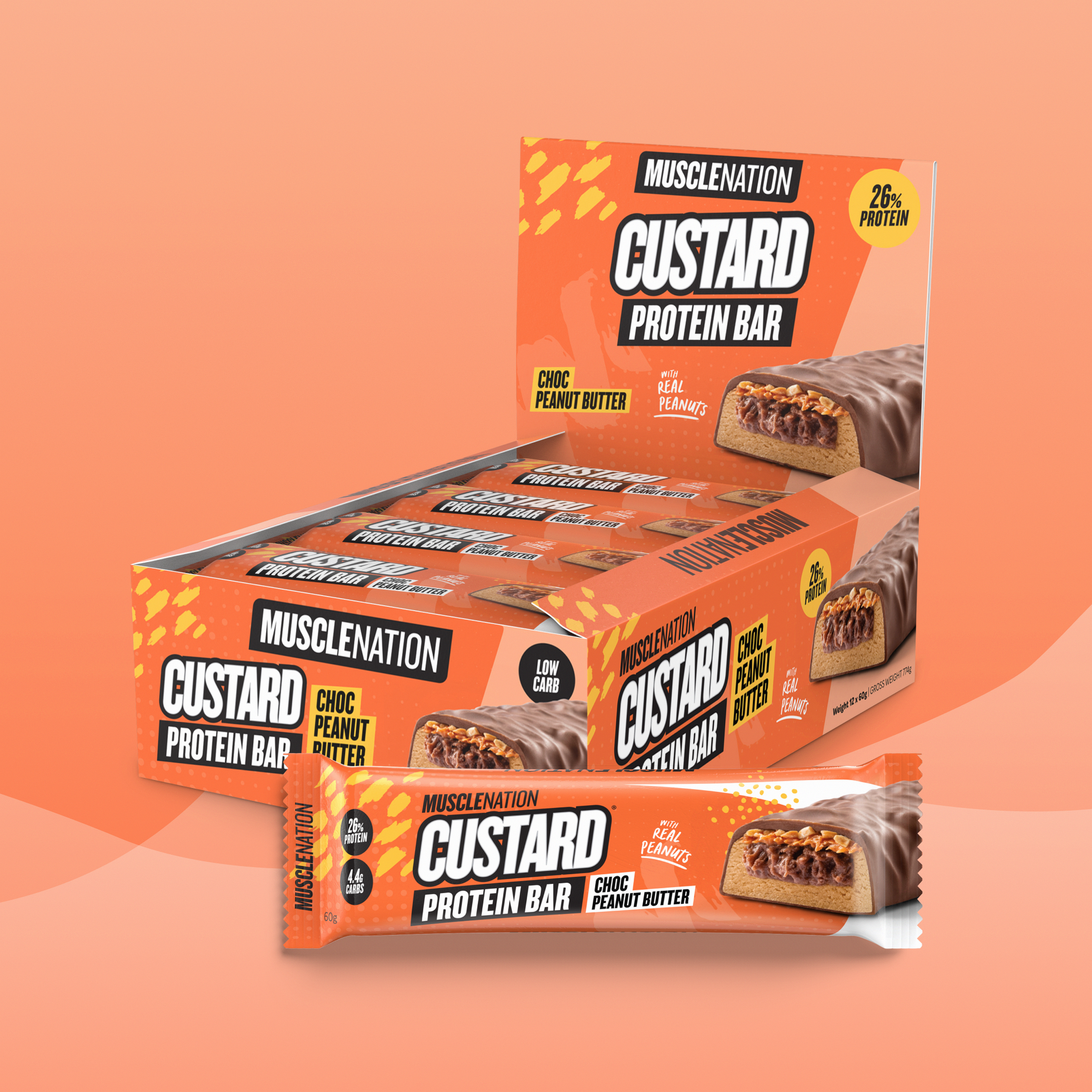 Choc Peanut Butter - Box of 12