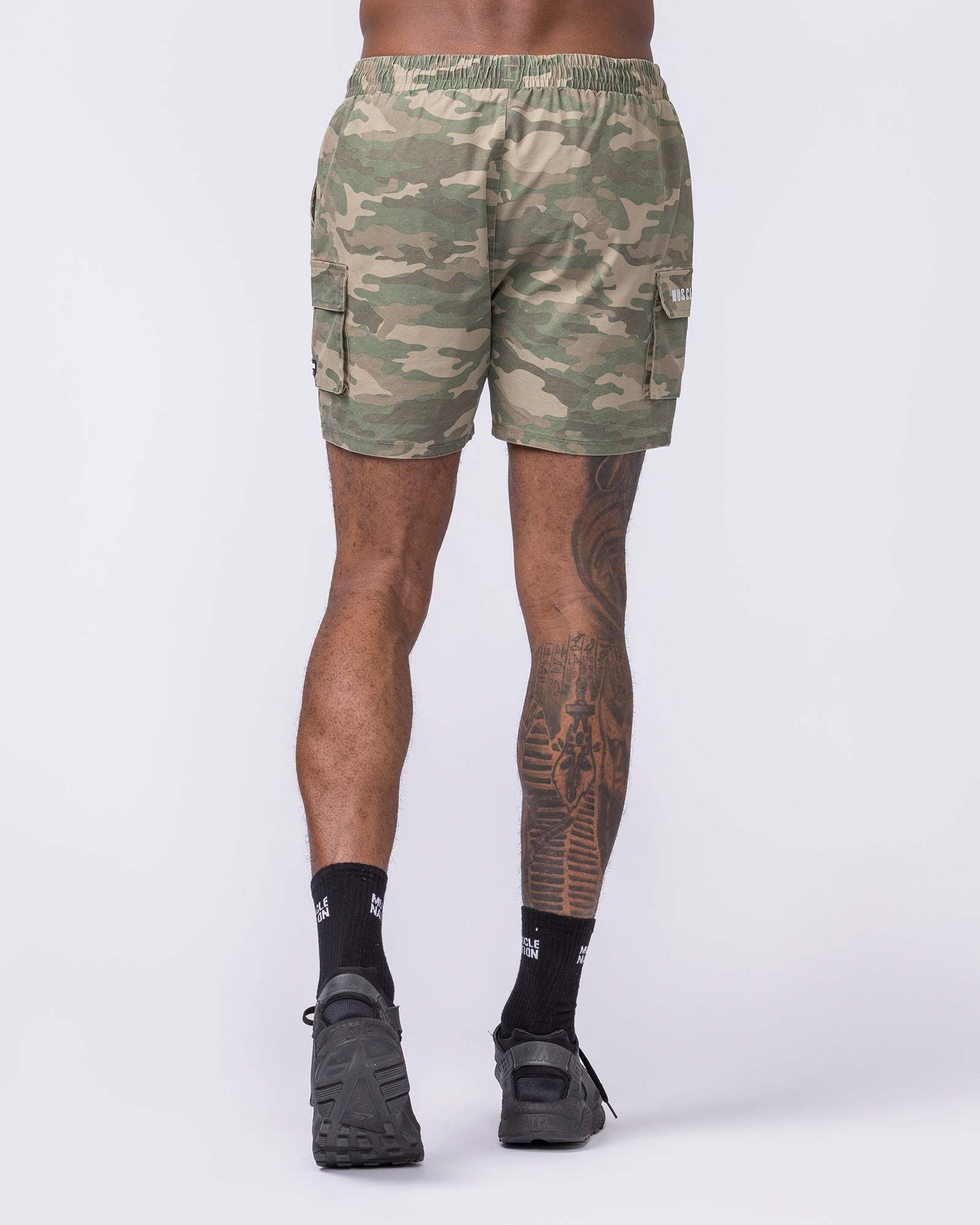 Daily Cargo 5" Shorts - Washed Camo Print