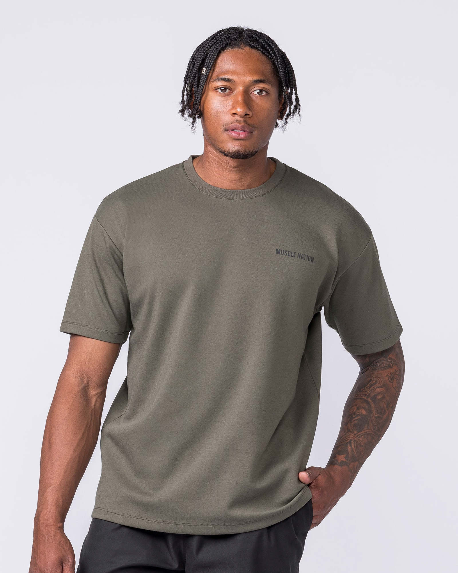 Daily Regular Fit Tee - Dark Khaki