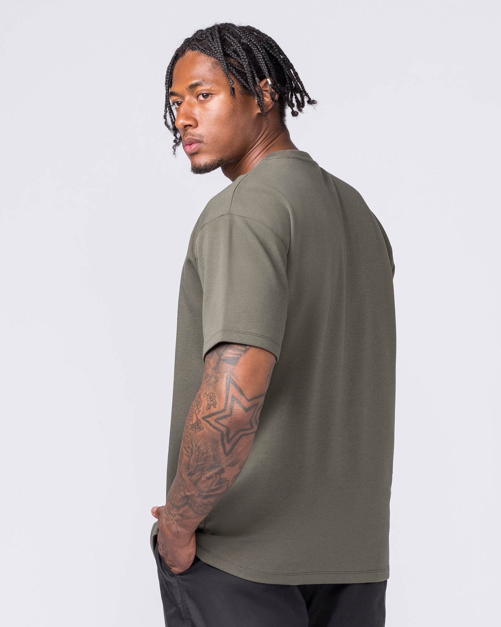 Daily Regular Fit Tee - Dark Khaki