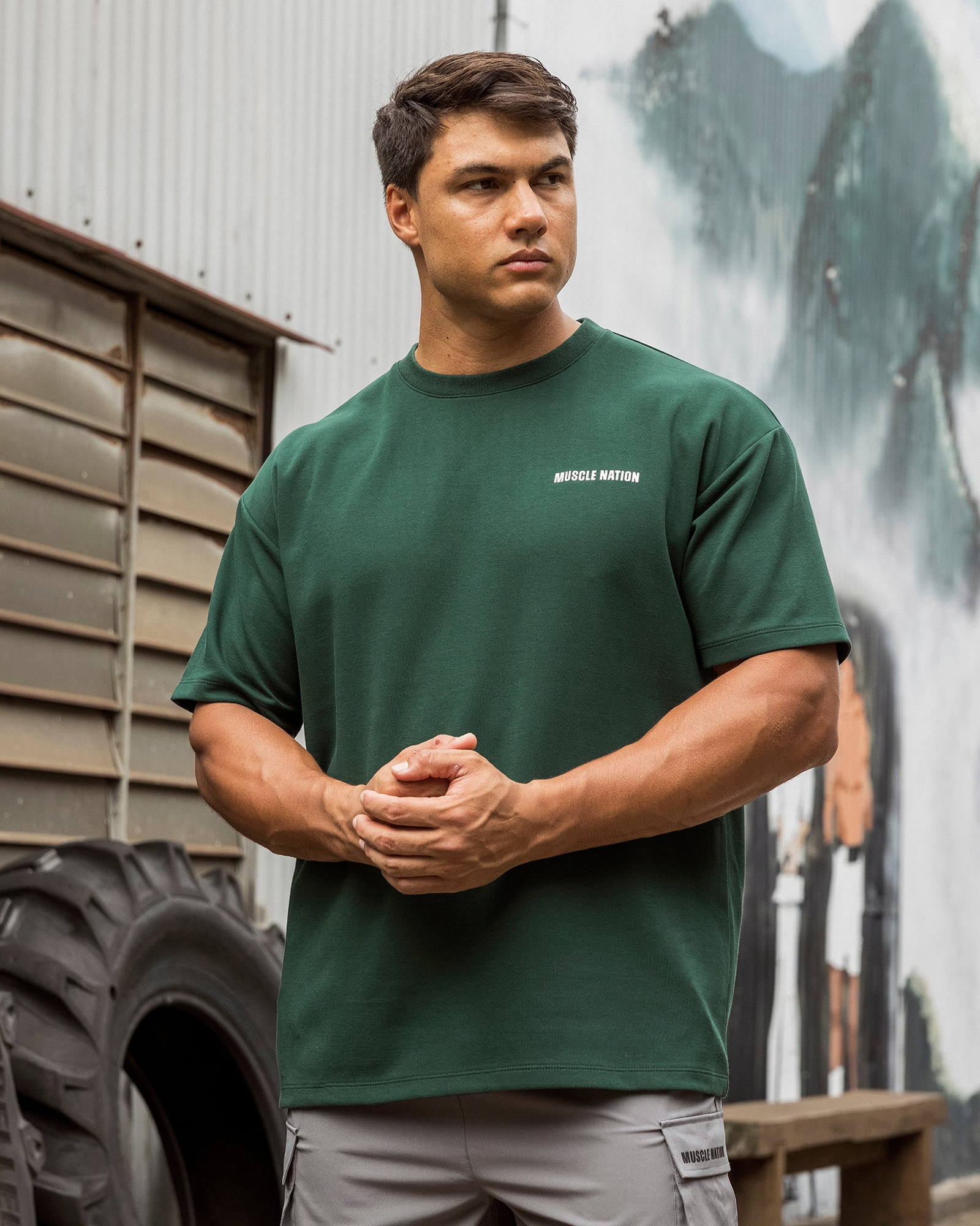 Daily Regular Fit Tee - Sporting Green