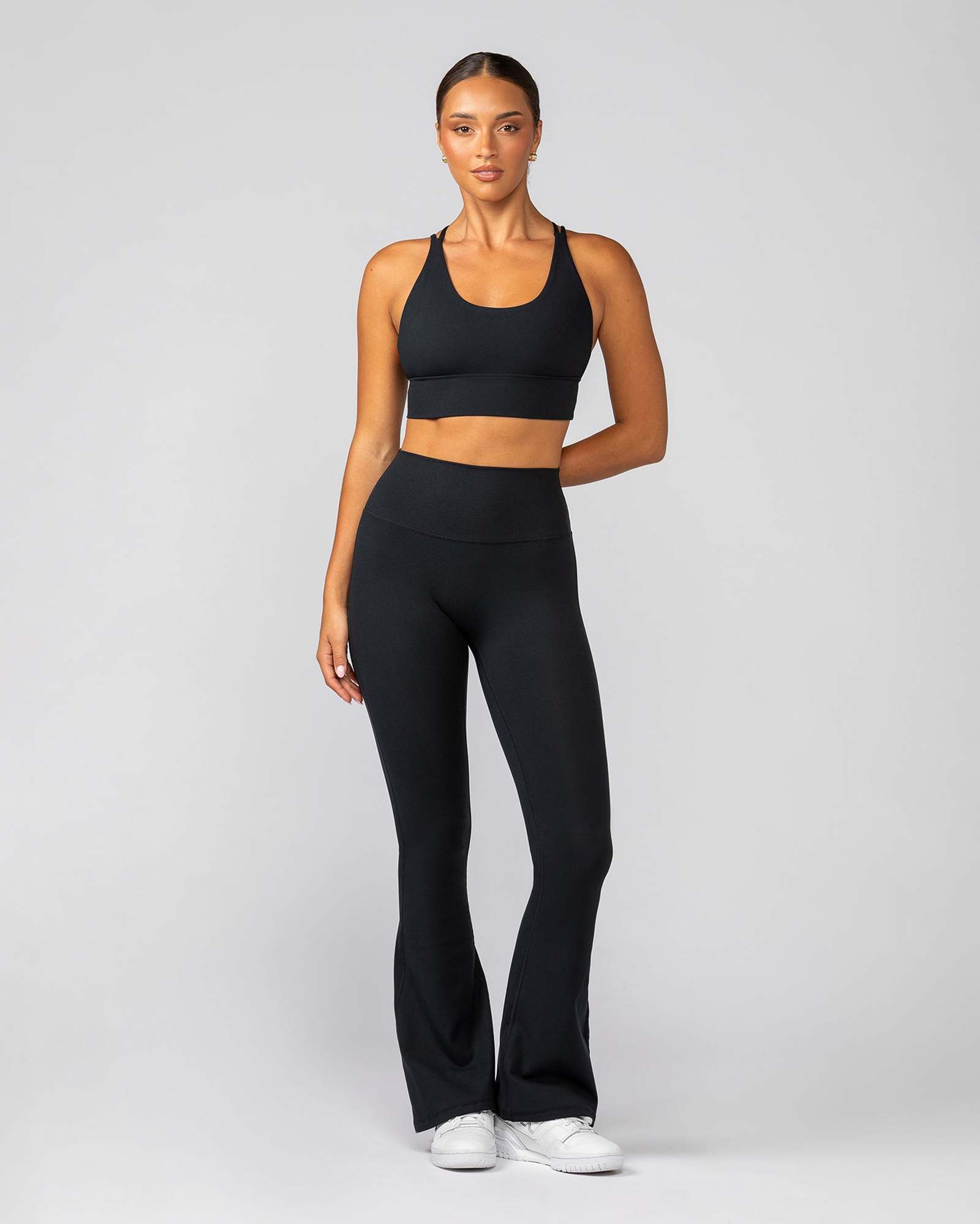 Dash Longline Bra - Black