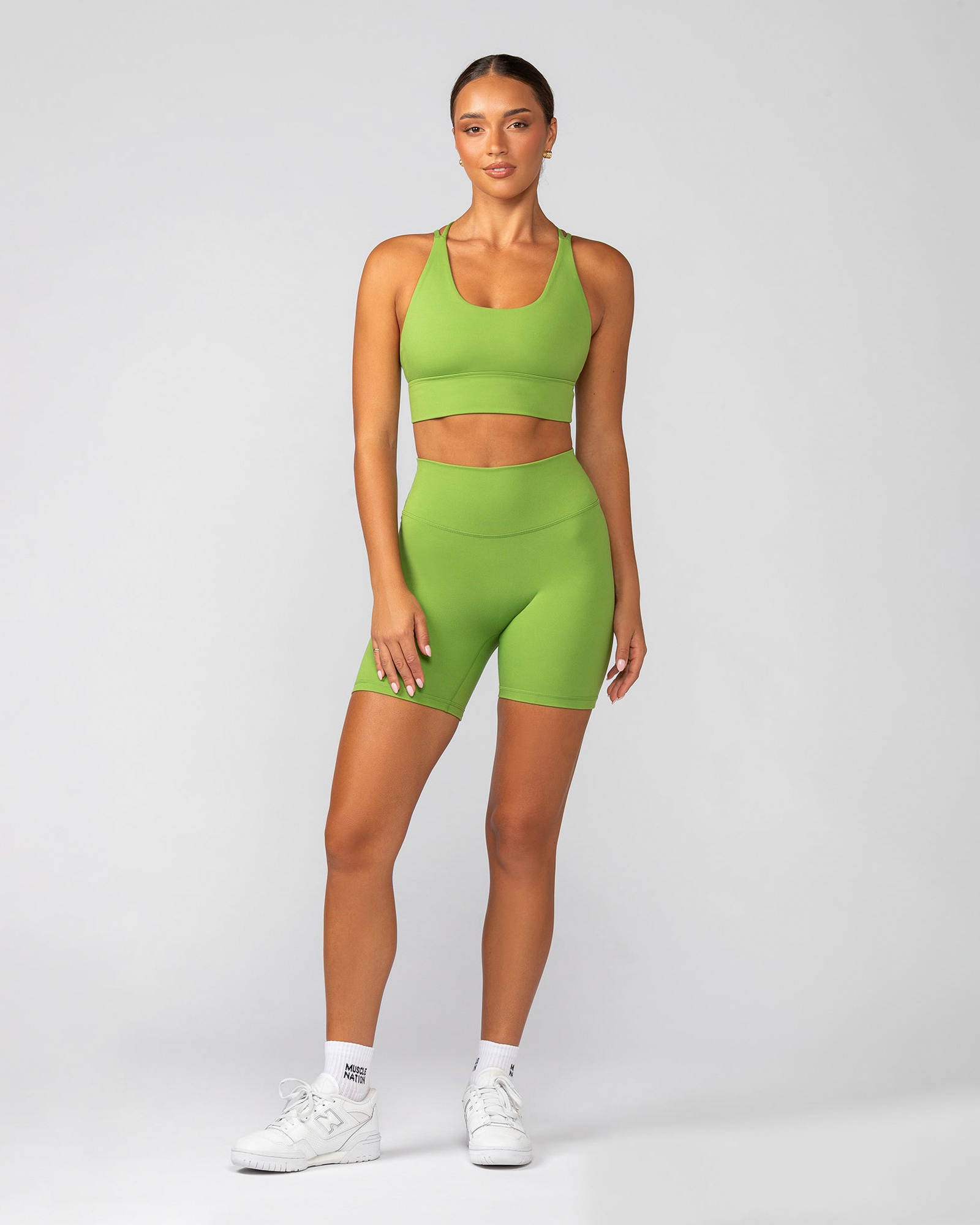Dash Longline Bra - Kiwifruit
