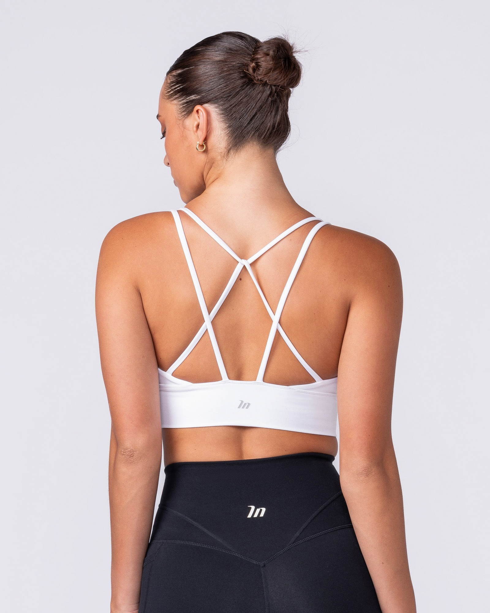 Dash Longline Bra - White