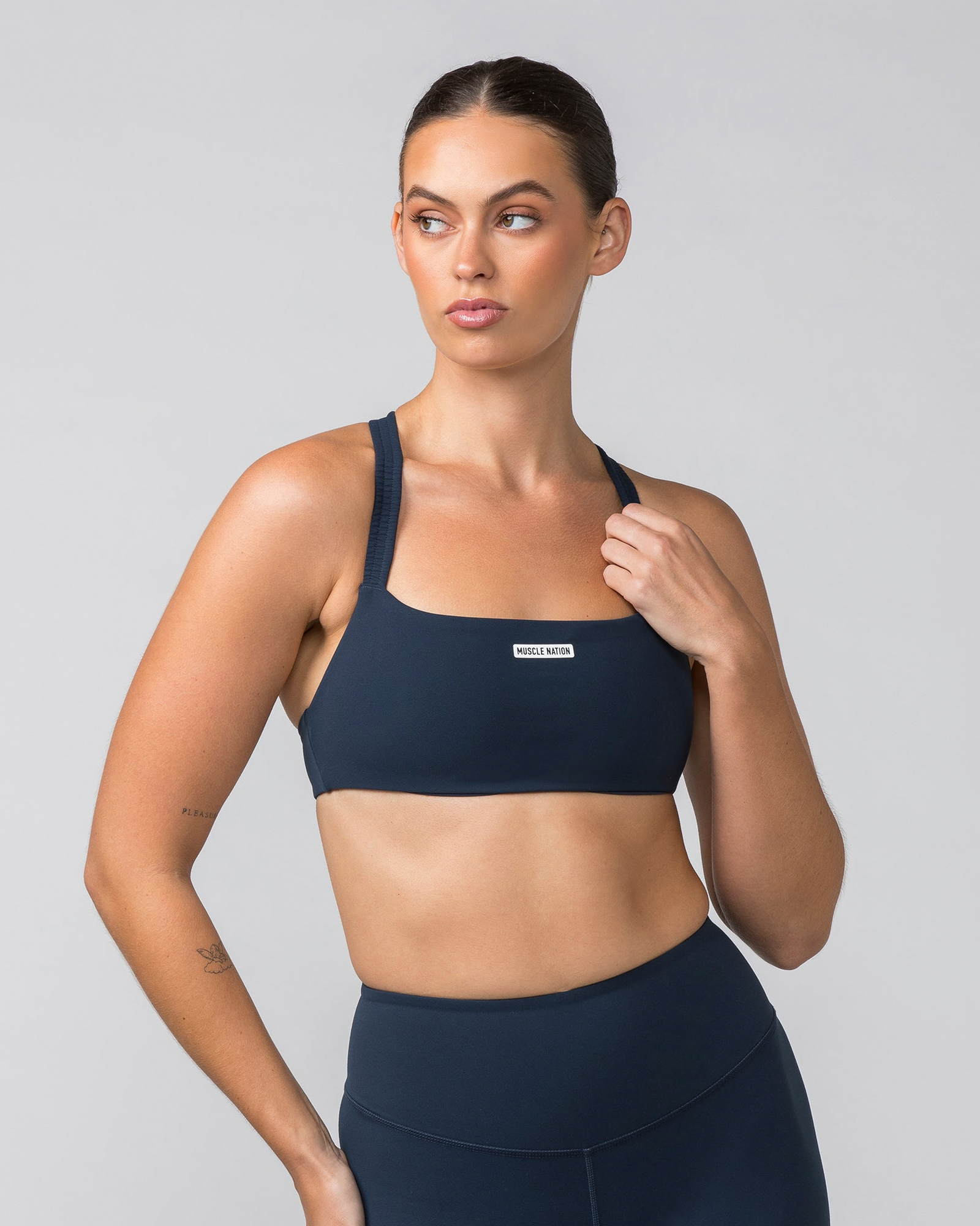 Scrunch Bralette - Navy