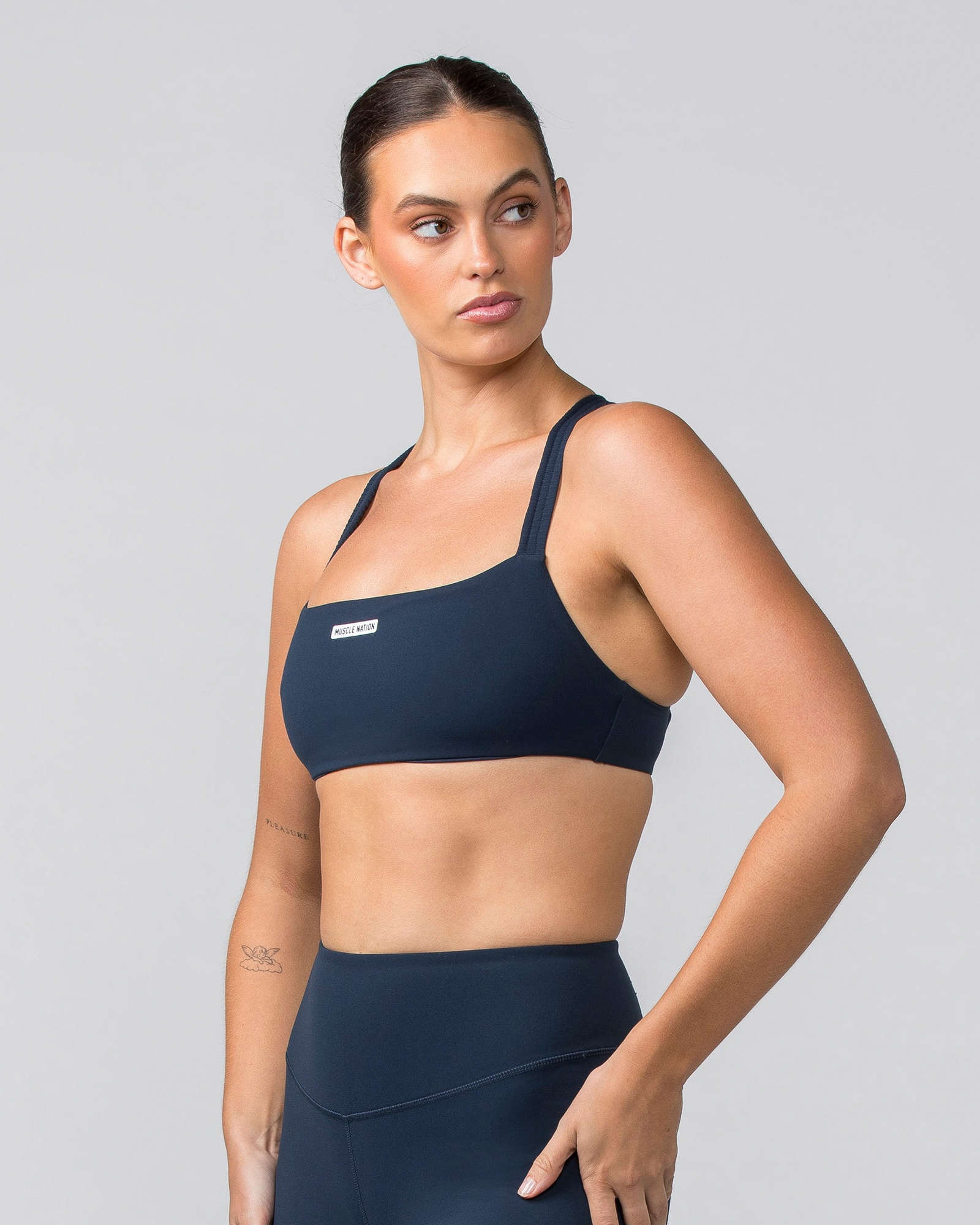 Scrunch Bralette - Navy