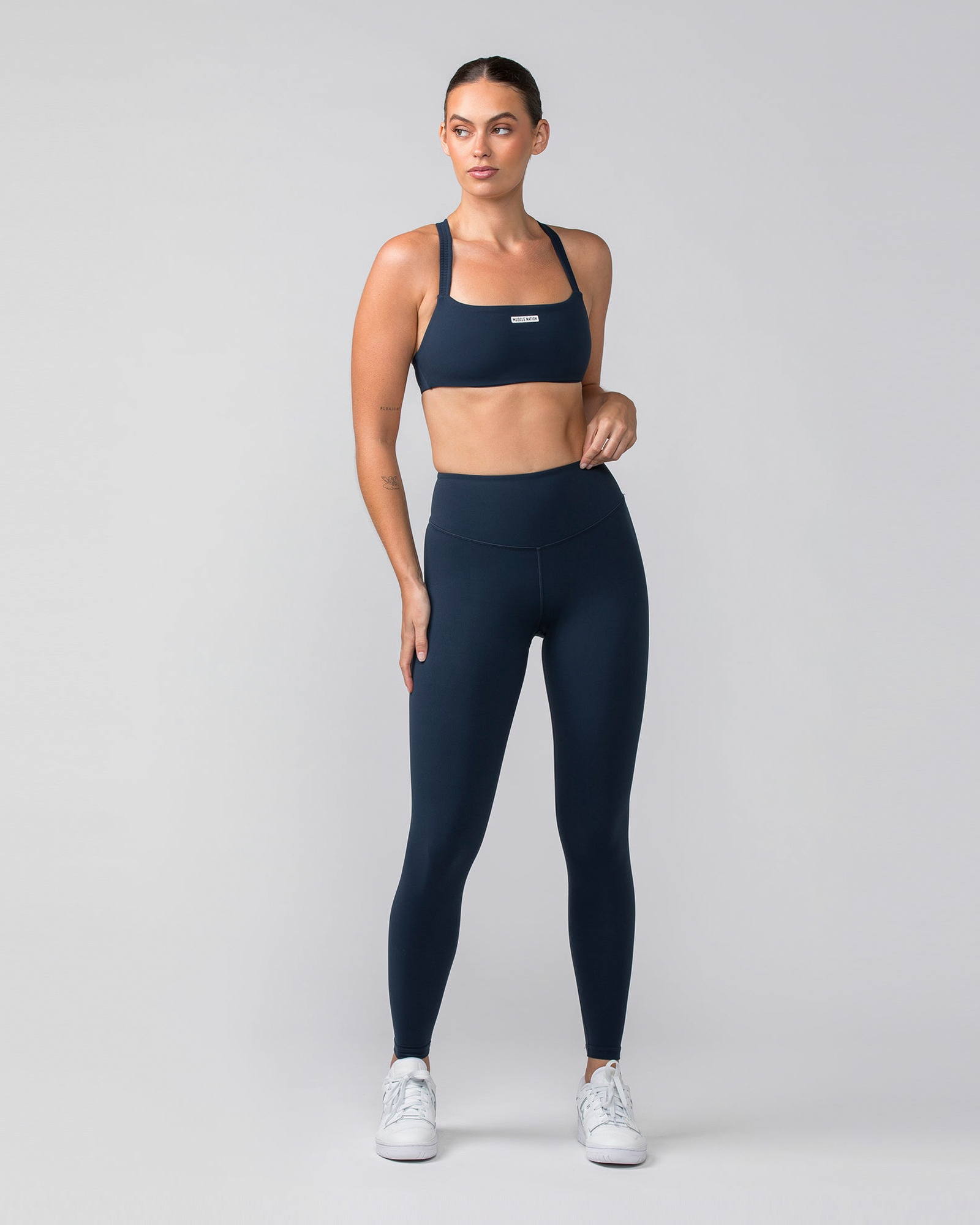 Scrunch Bralette - Navy