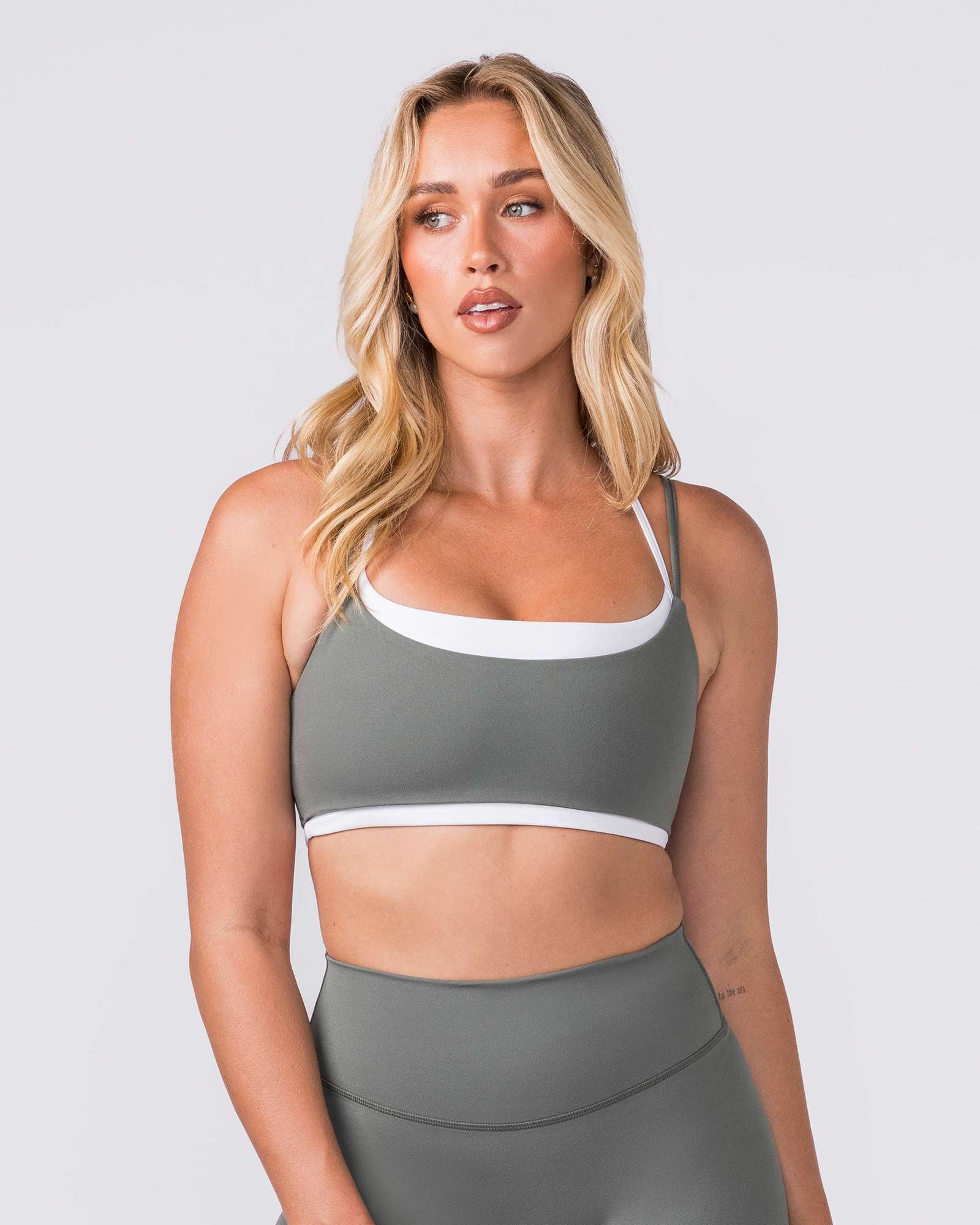 Duo Bralette - White/Botanica