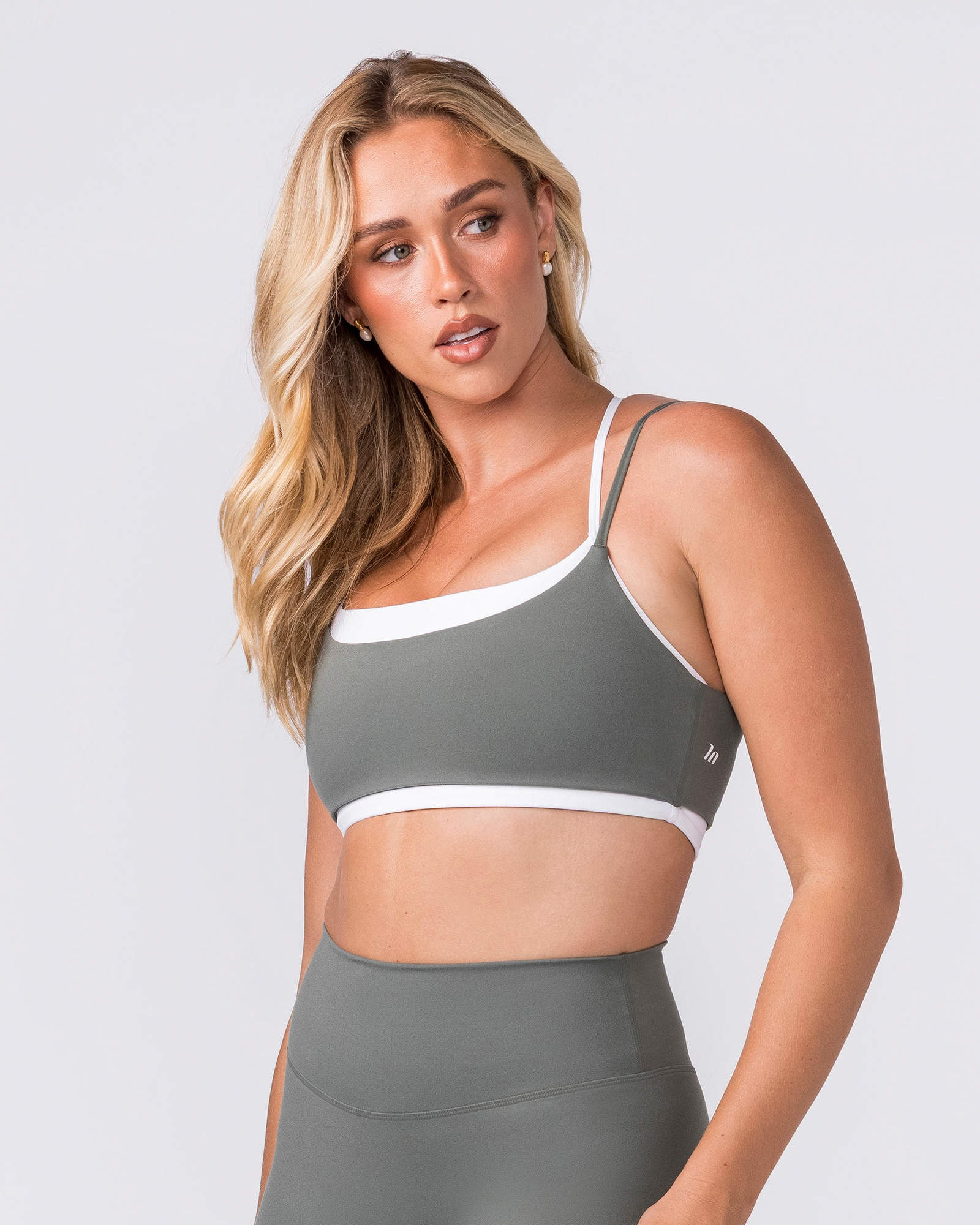 Duo Bralette - White/Botanica