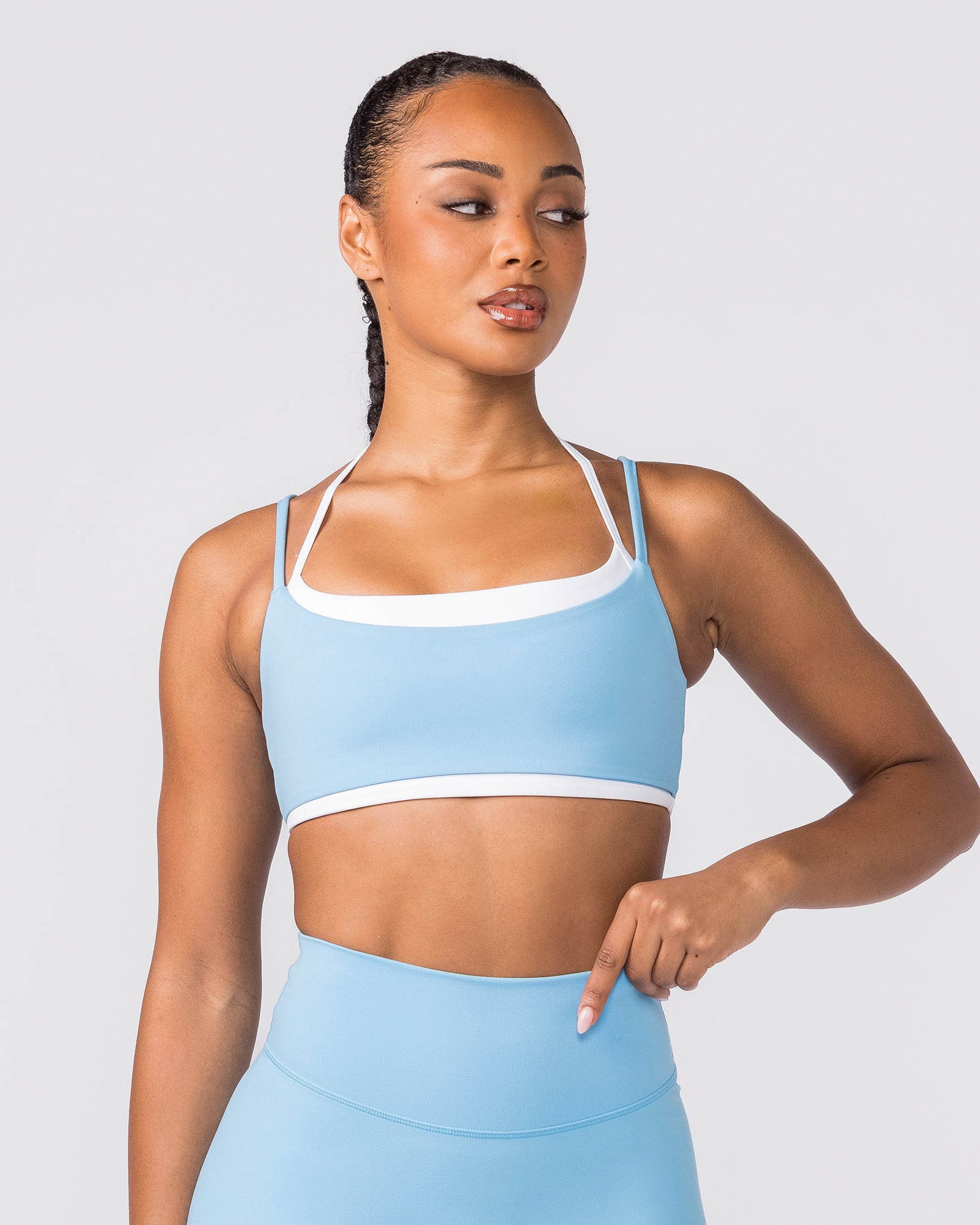 Duo Bralette - White/Frosted