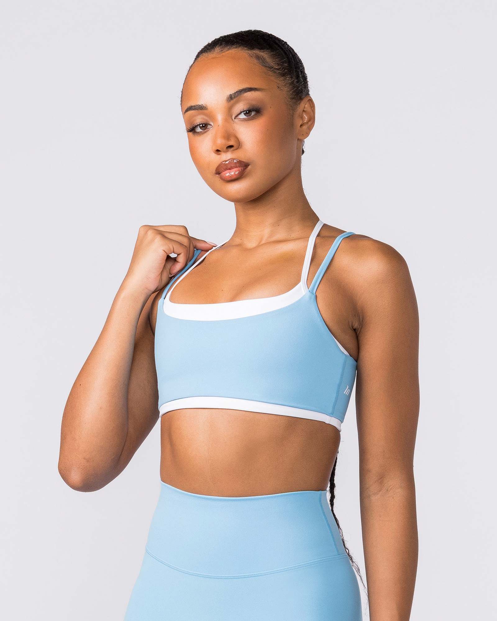Duo Bralette - White/Frosted