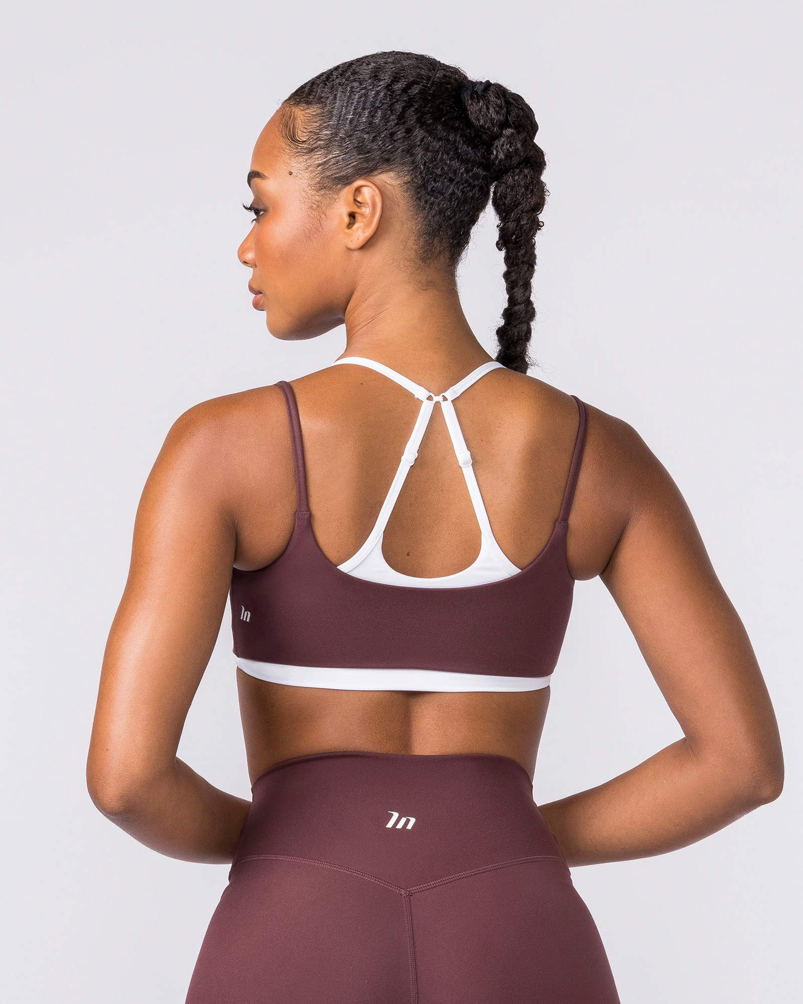 Duo Bralette - White/Rocky Road