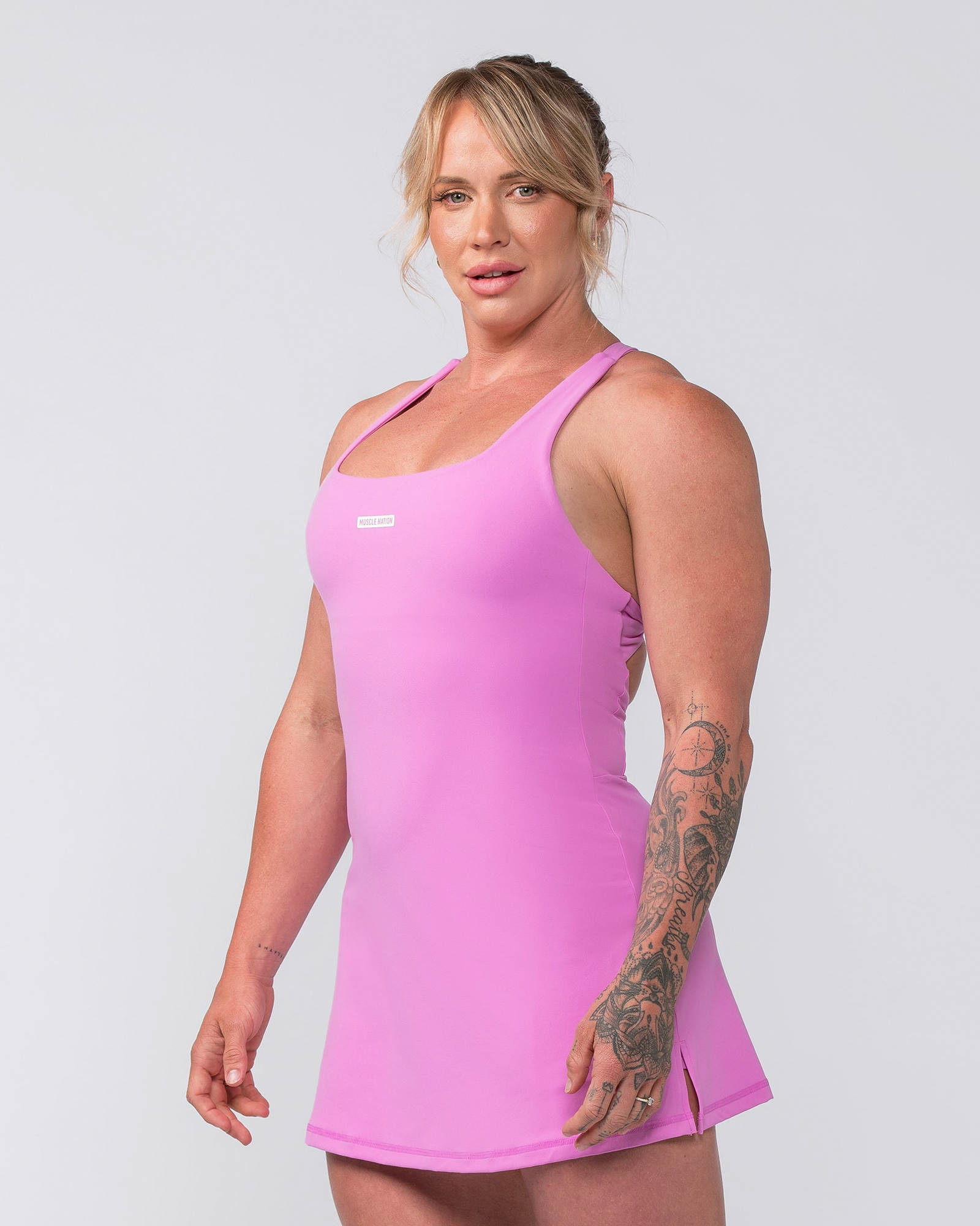 MN x Em King Aura Dress - Fondant Pink