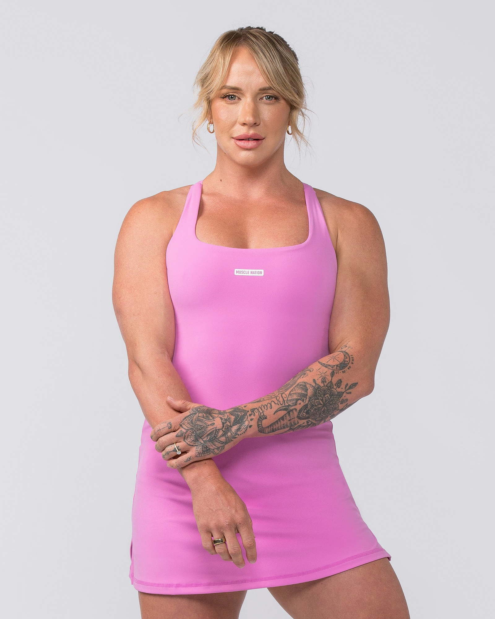 MN x Em King Aura Dress - Fondant Pink