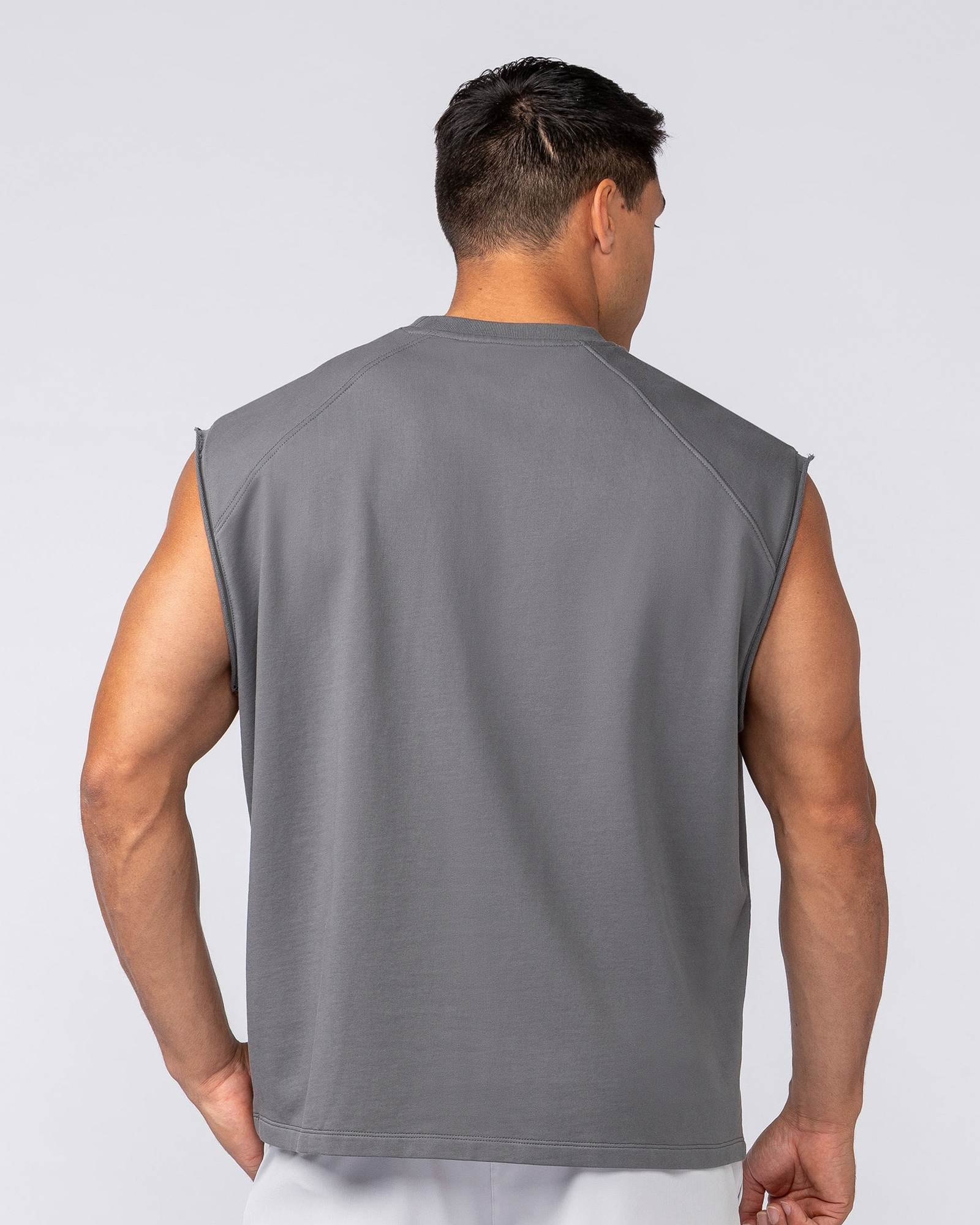 Essential Boxy Muscle Tank - Tornado