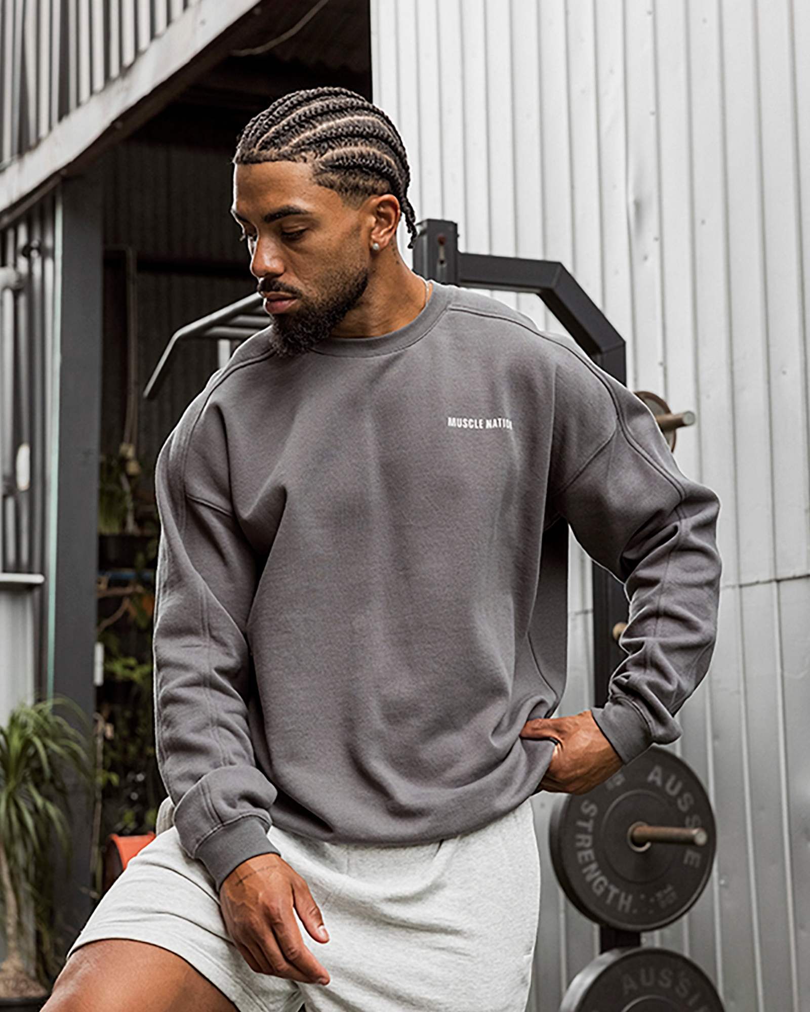 Essential Crew Pullover - Tornado