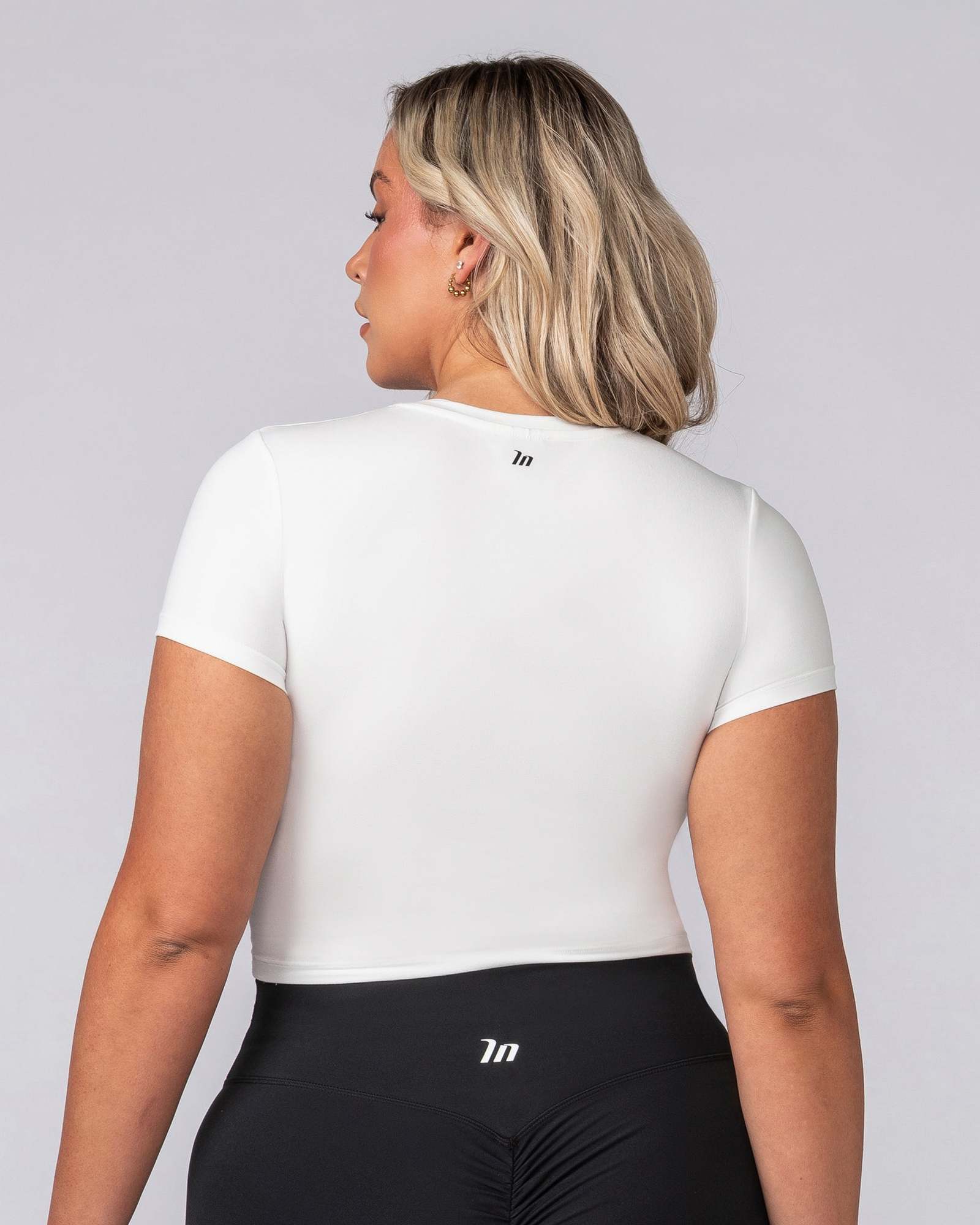 Essential Cropped Tee - Milk