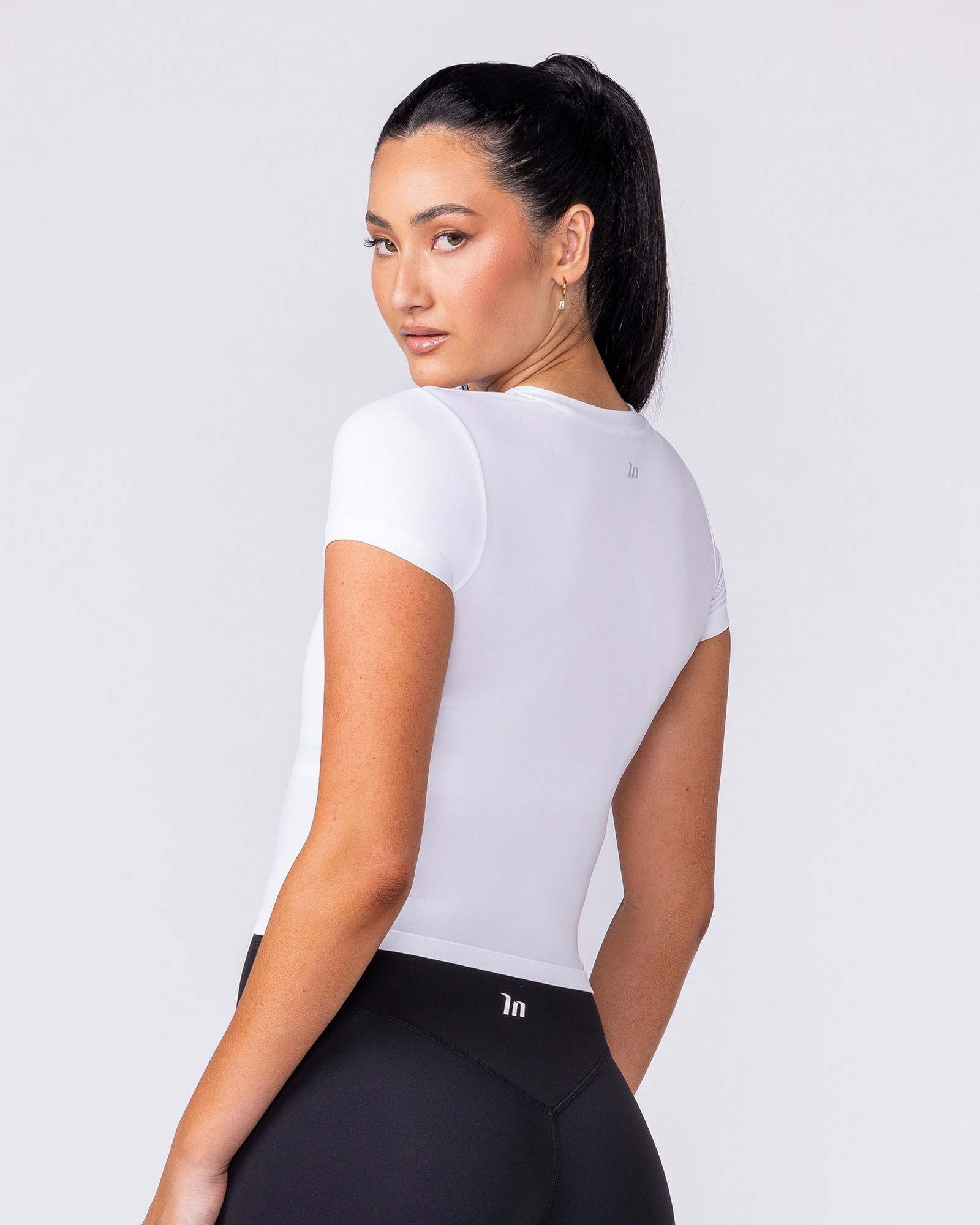 Essential Cropped Tee - White