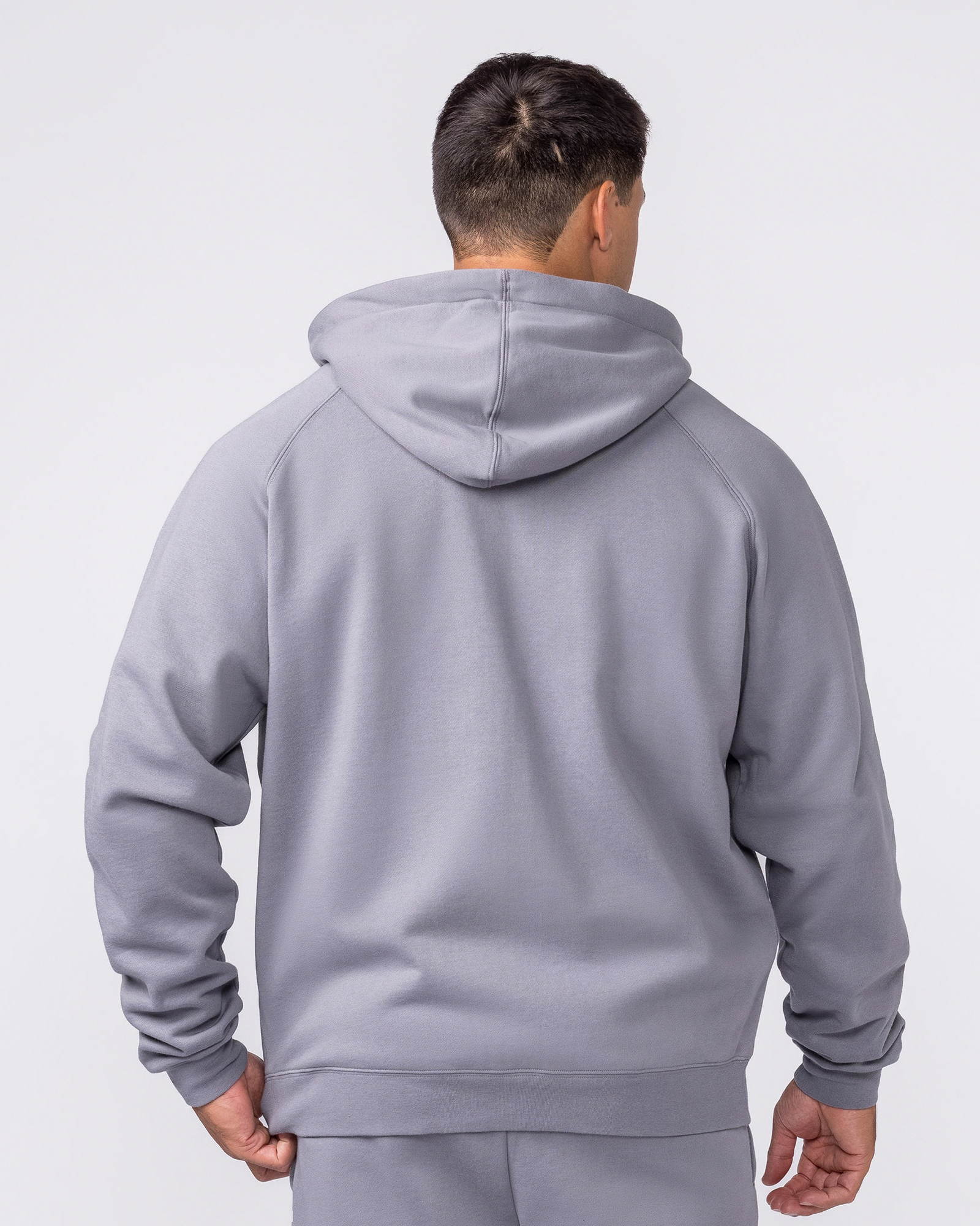 Essential Zip Hoodie - Cement