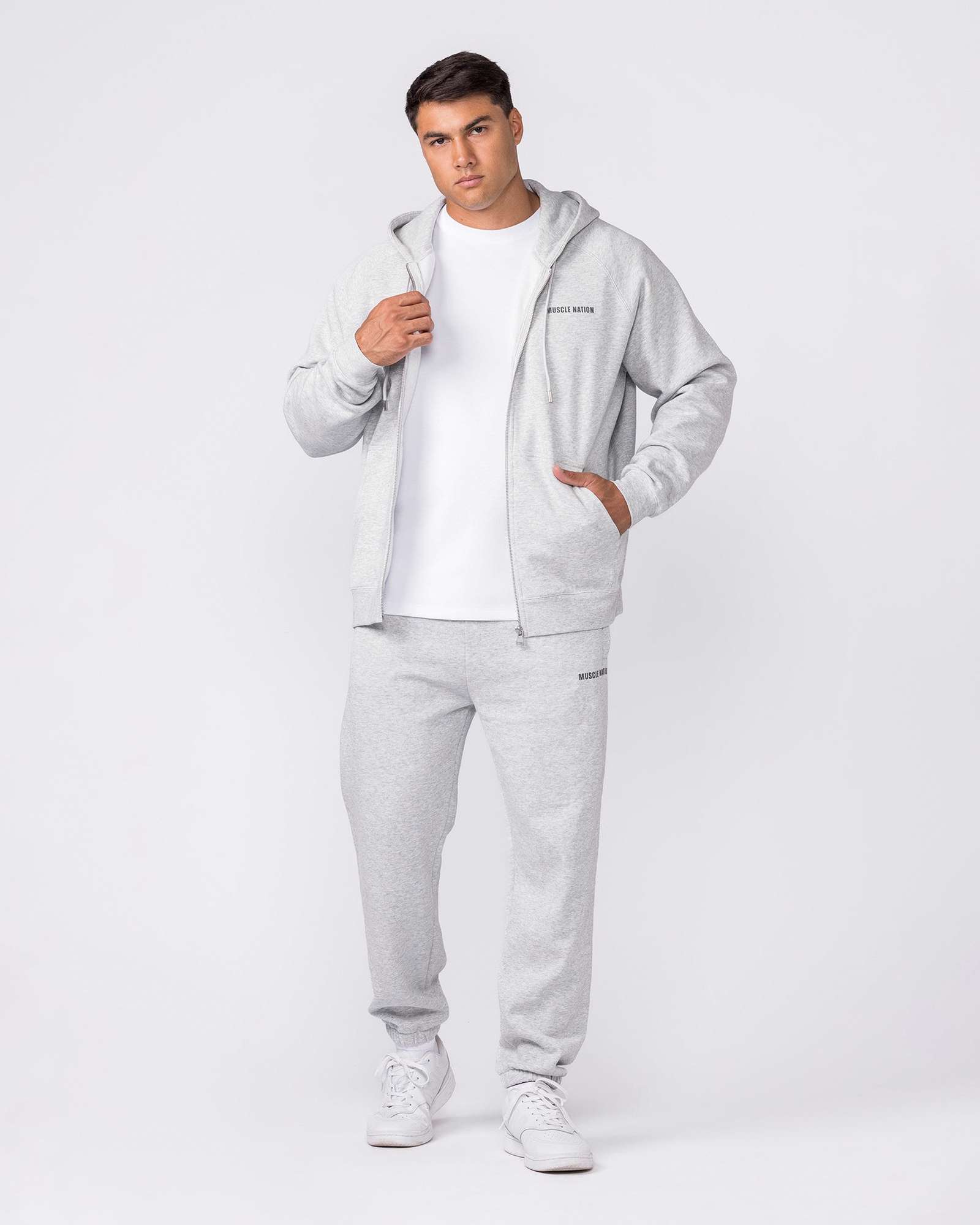 Essential Trackies - Grey Marl