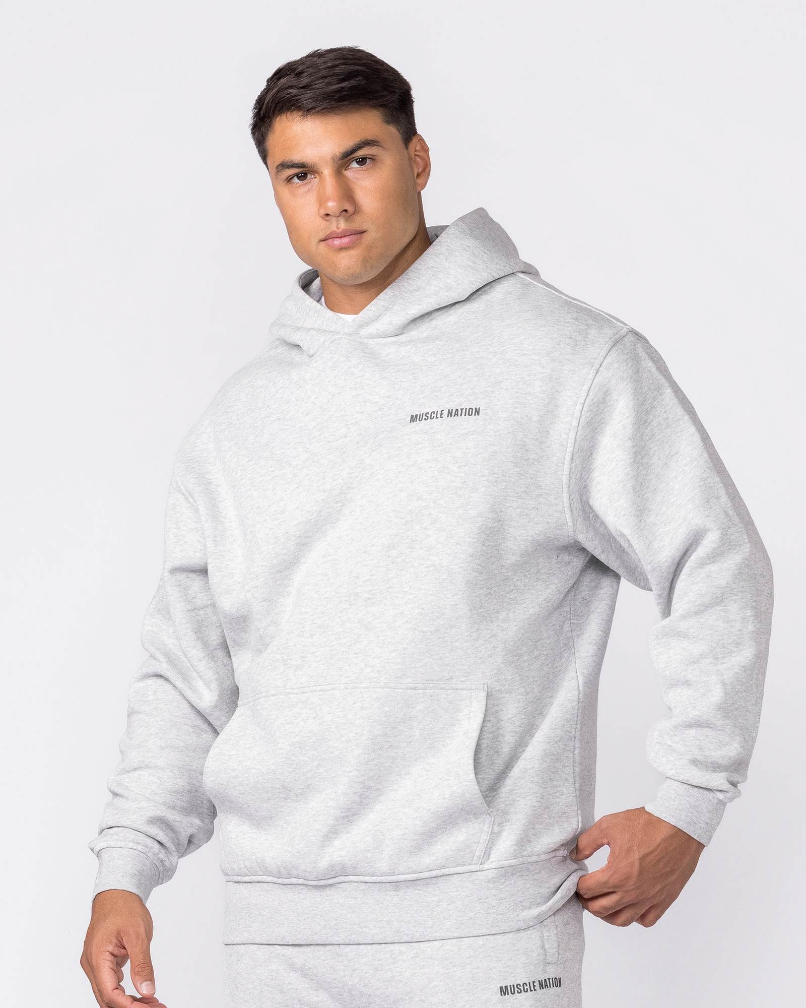 Essential Hoodie - Grey Marl