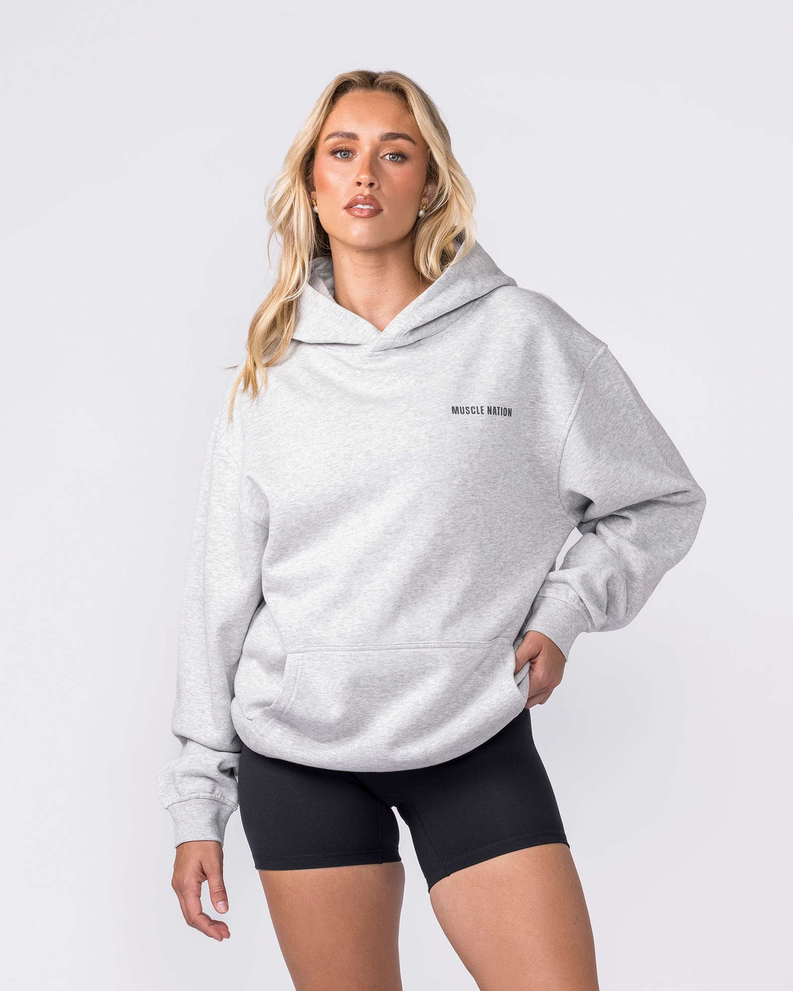 Essential Hoodie - Grey Marl