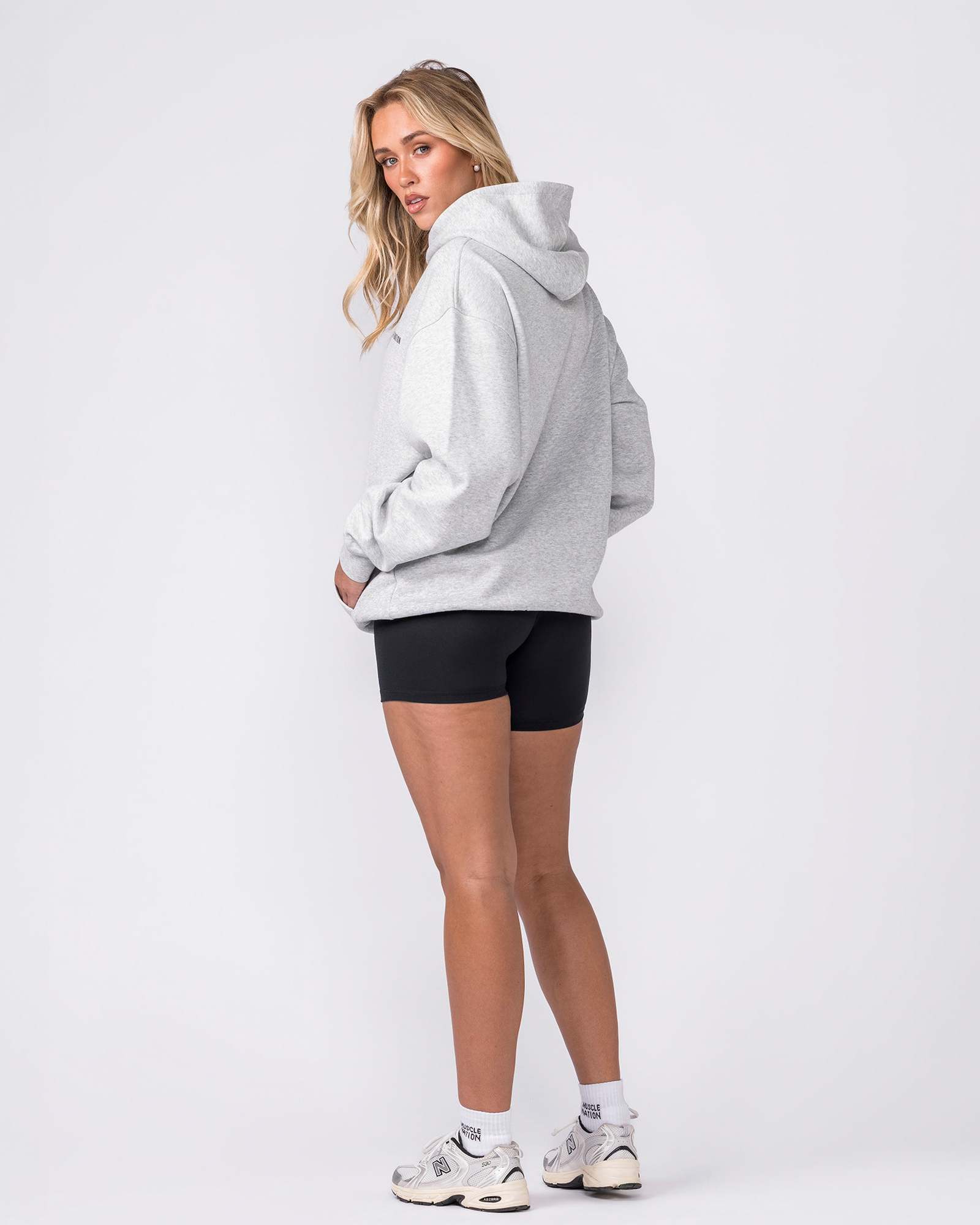 Essential Hoodie - Grey Marl