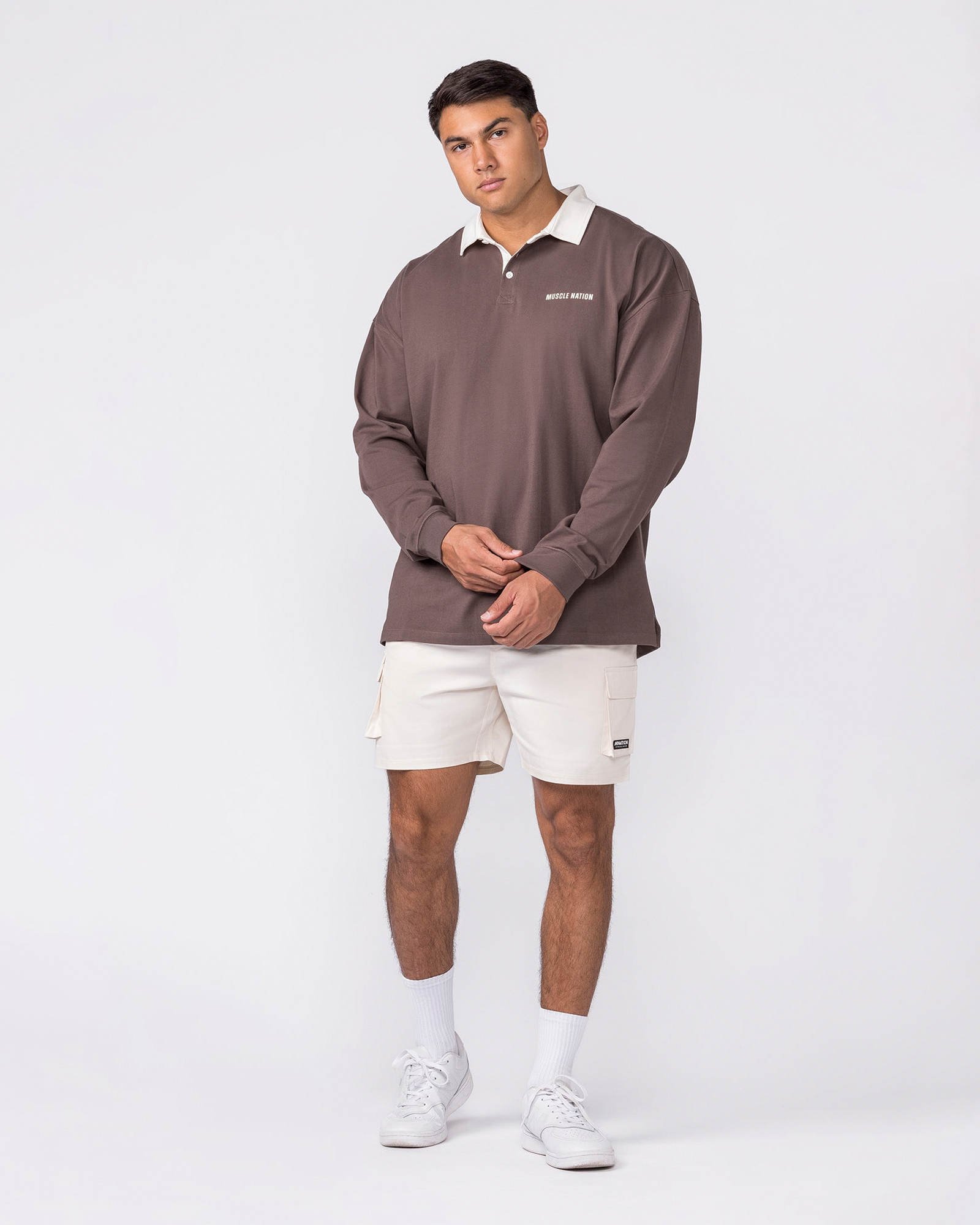 Essential Lightweight Rugby Jersey - Dark Taupe