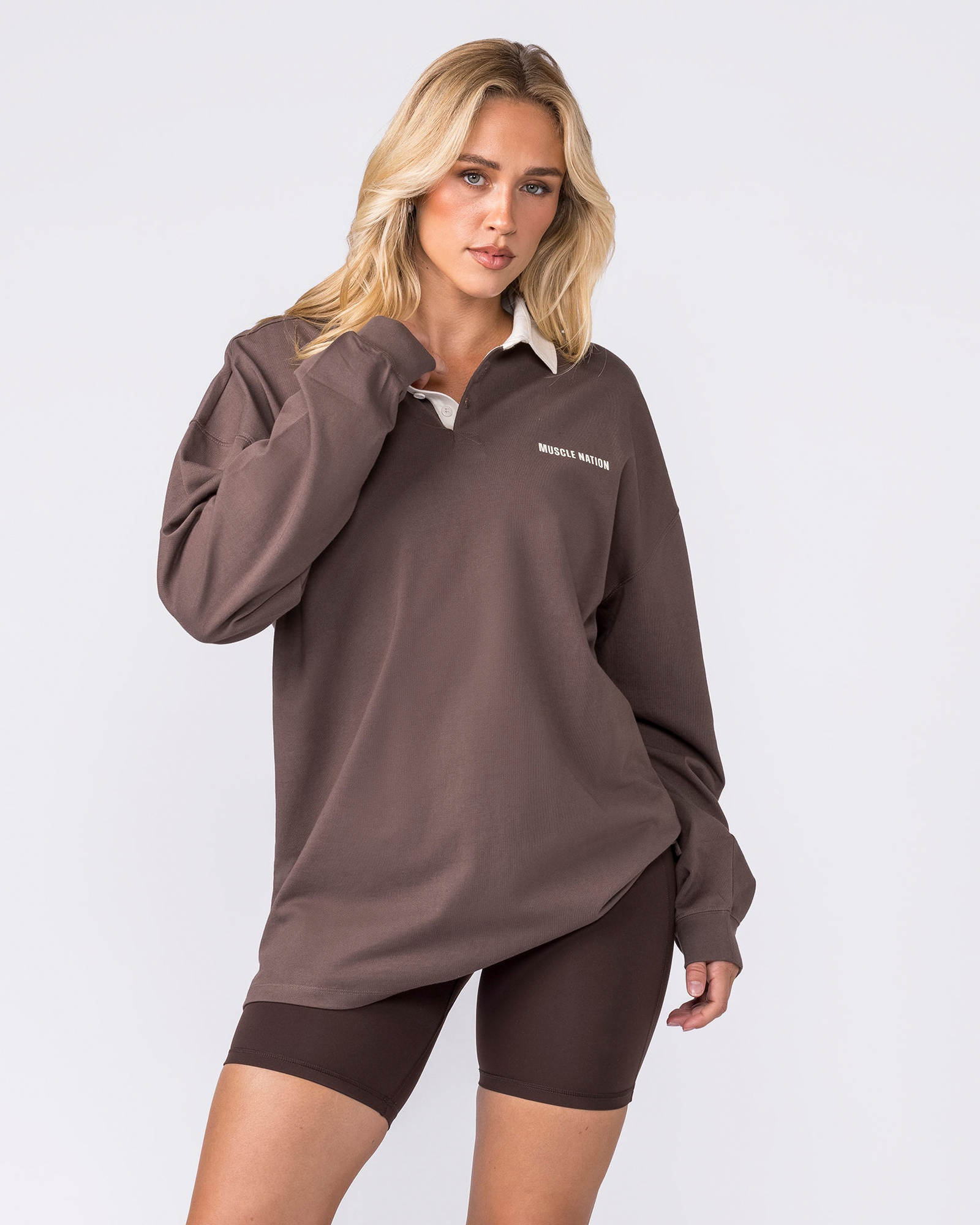 Essential Lightweight Rugby Jersey - Dark Taupe