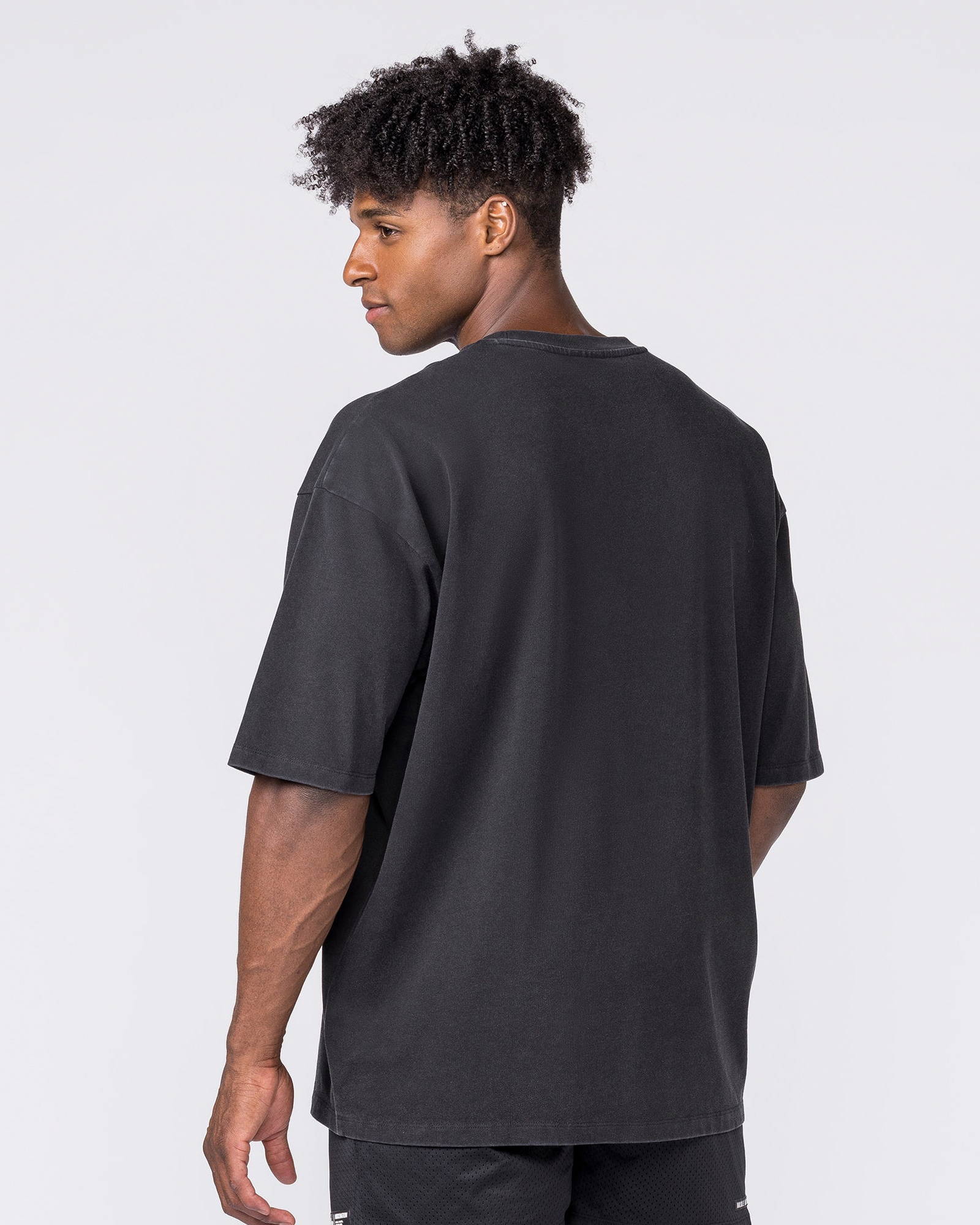 Essential Oversized Vintage Tee - Washed Black