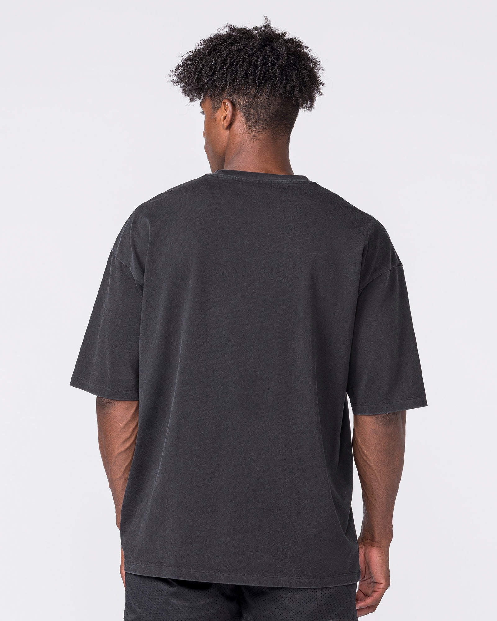 Essential Oversized Vintage Tee - Washed Black