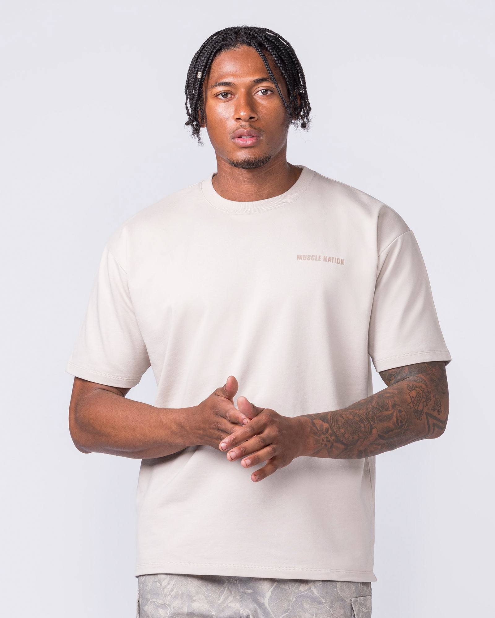 Essential Regular Fit Tee - Cream