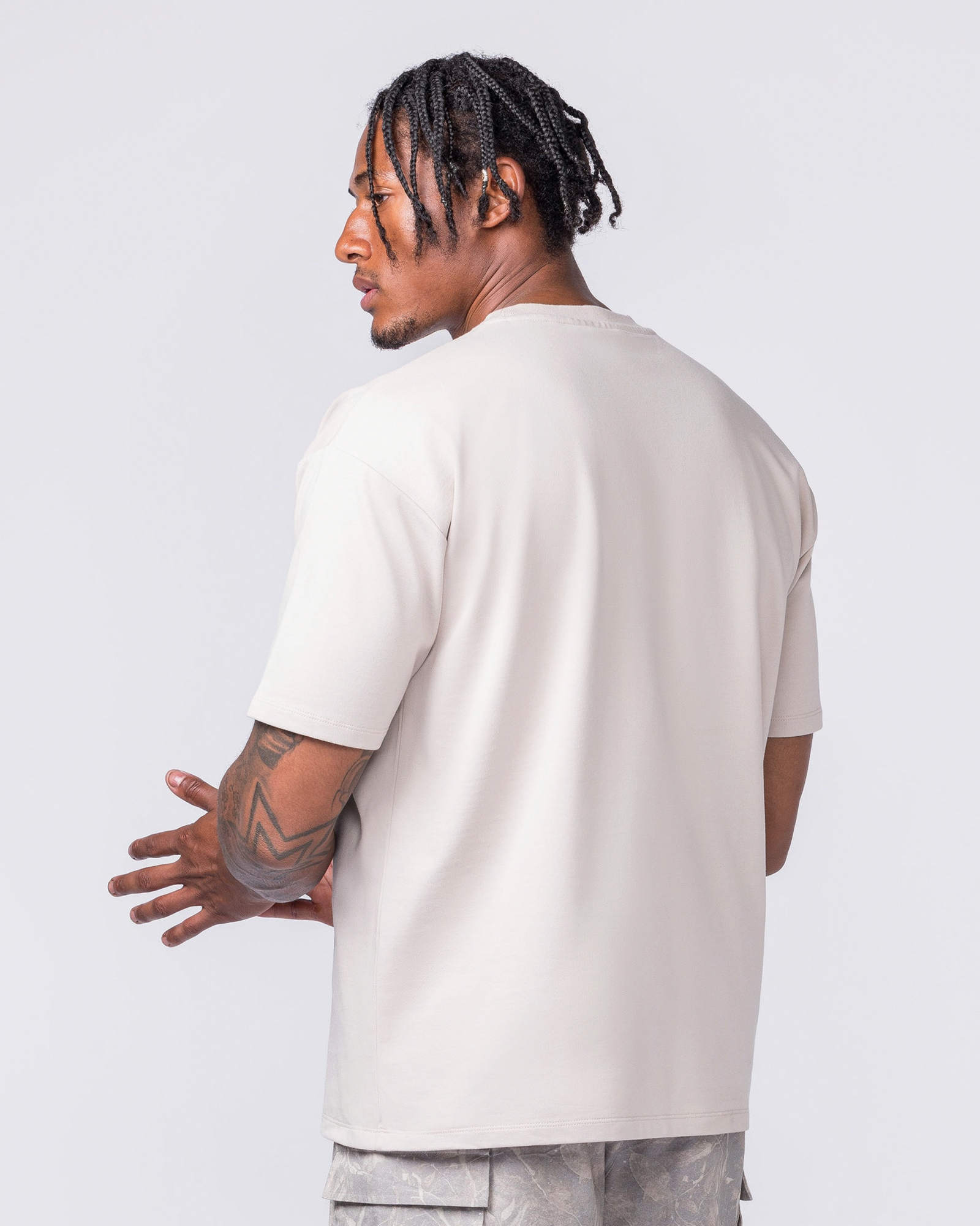 Essential Regular Fit Tee - Cream