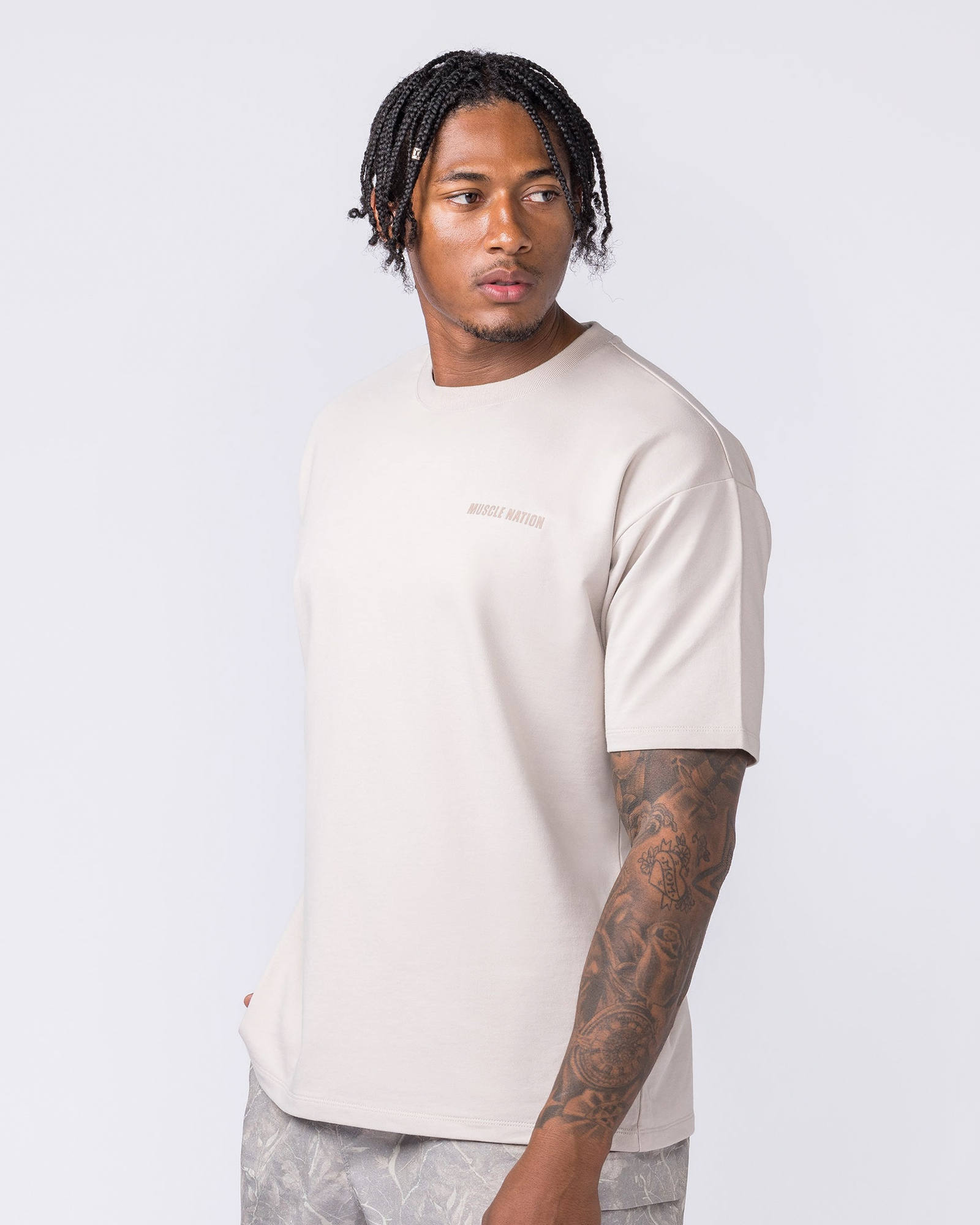 Essential Regular Fit Tee - Cream